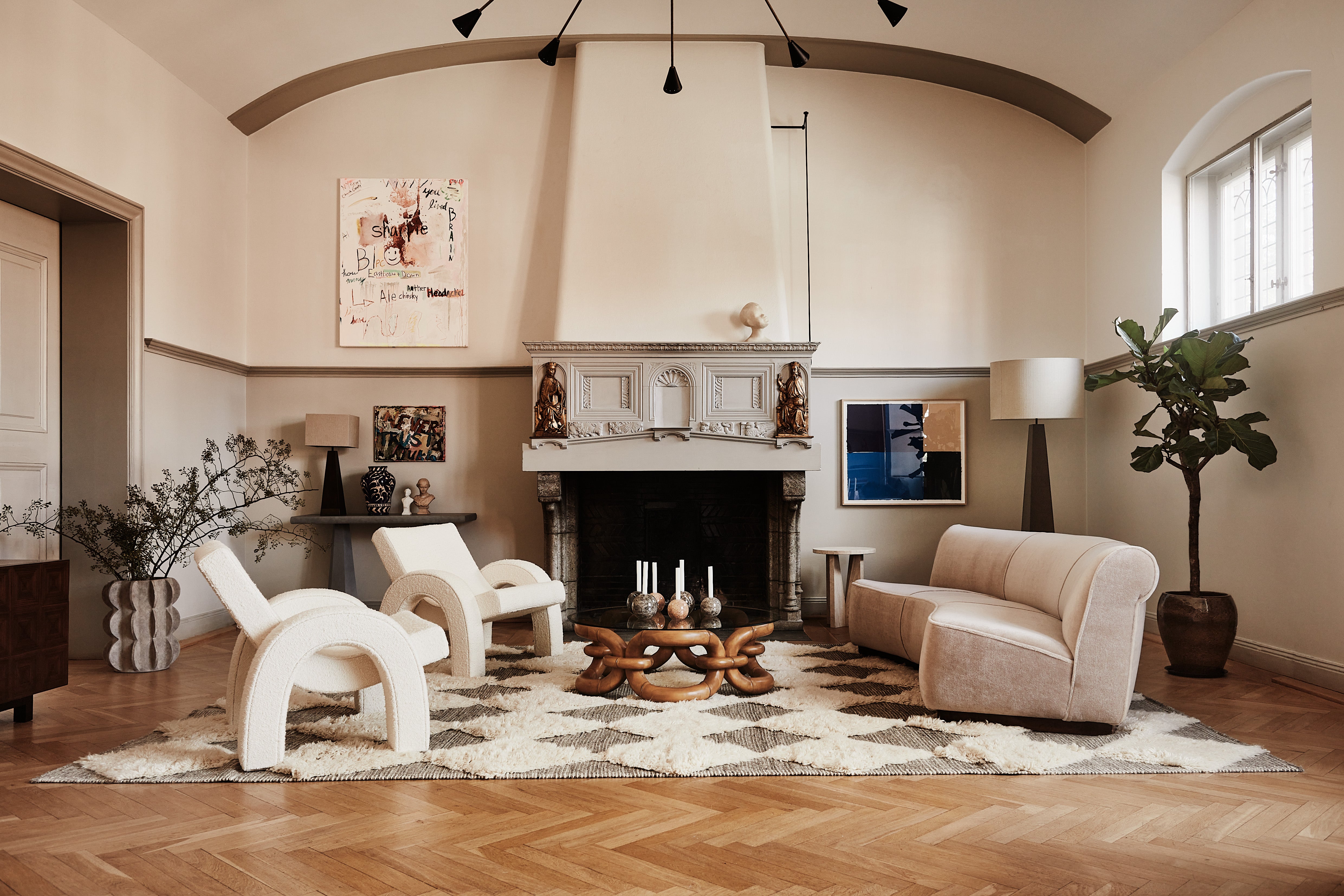 Bamboo Bracelet Coffee Table / Dusty Deco