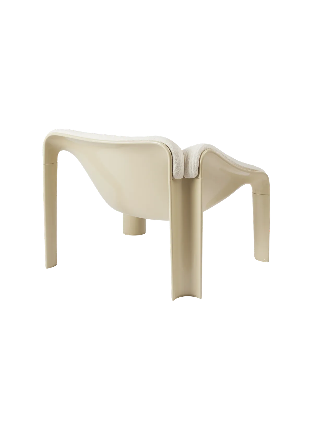 F300 LOUNGE CHAIR / GUBI X Pierre Paulin white/beige