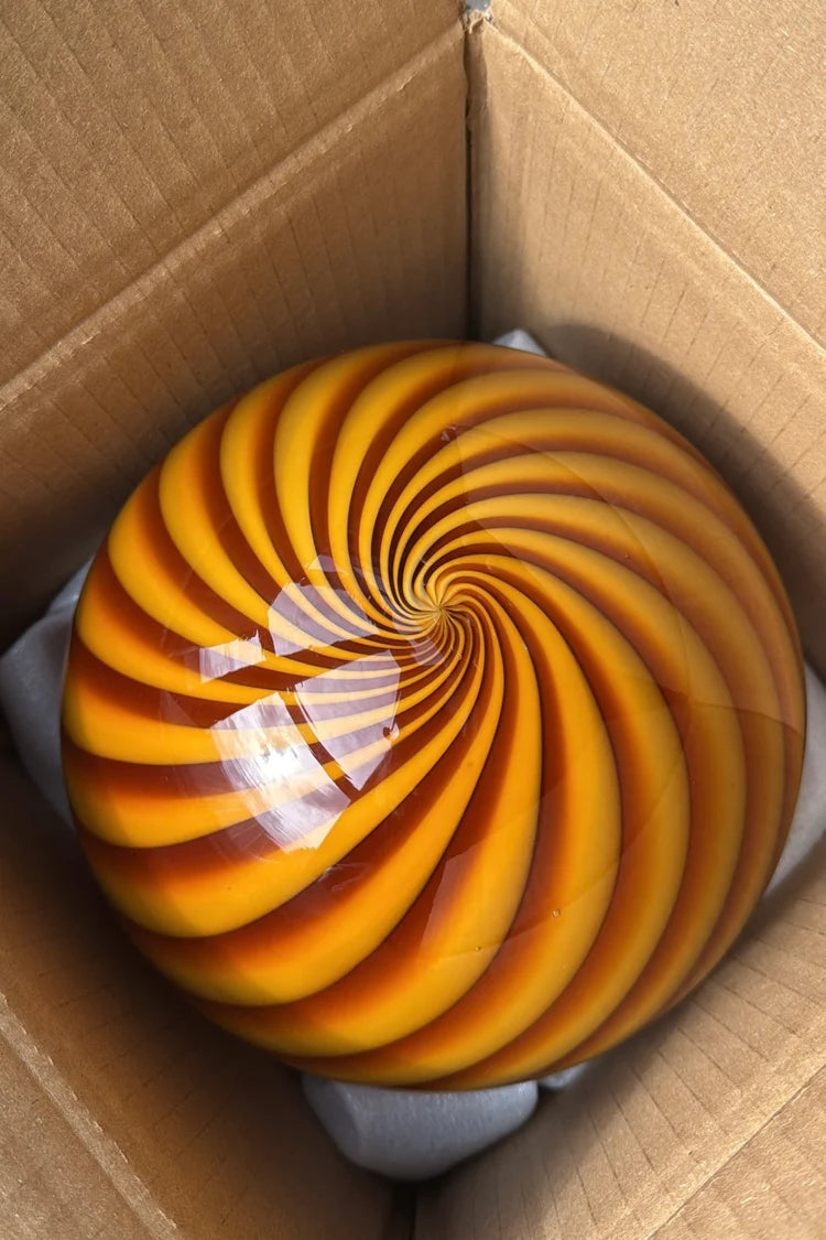 Murano Swirl pendant lamp - Orange Amber