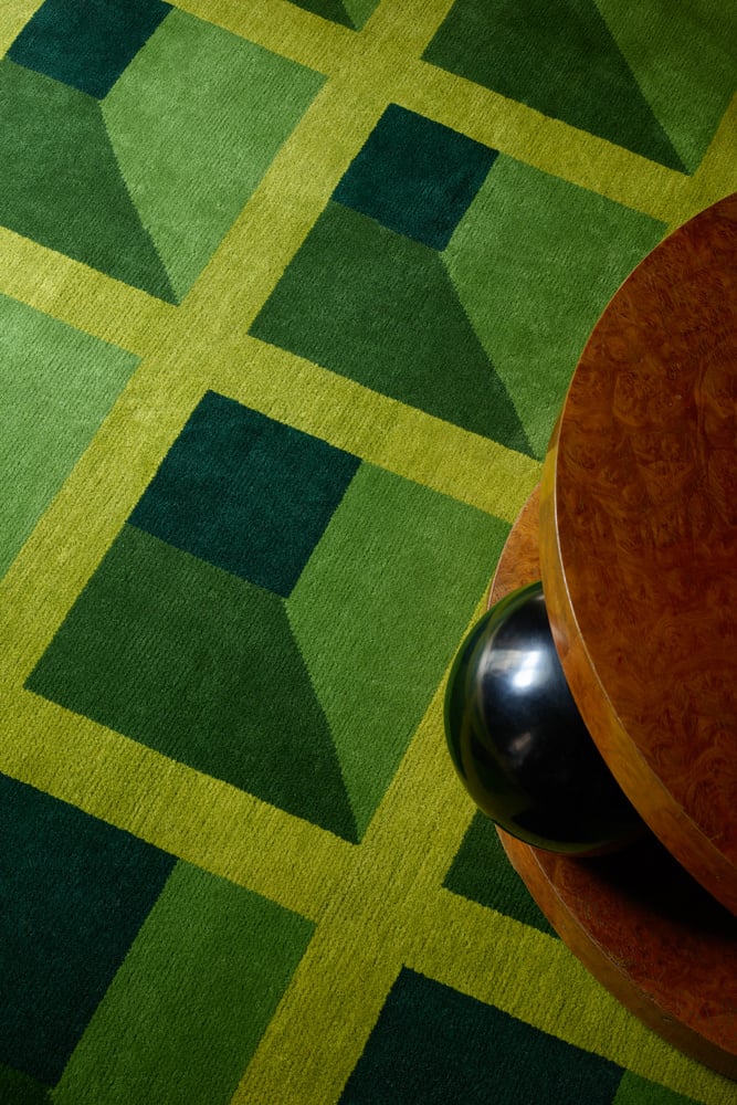 Garden Maze Rug by Campbell-Rey