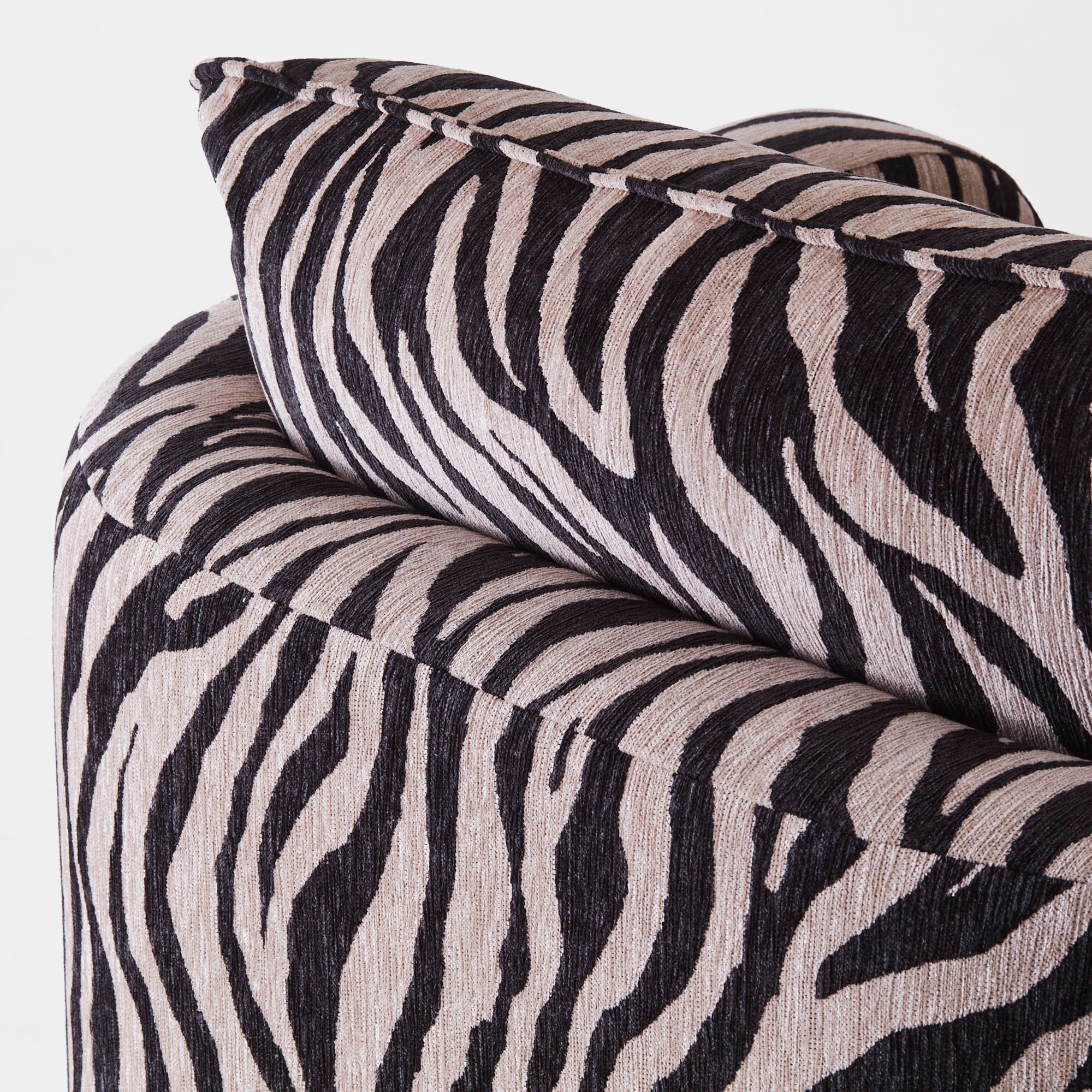 Miles love seat Zebra / Dusty Deco