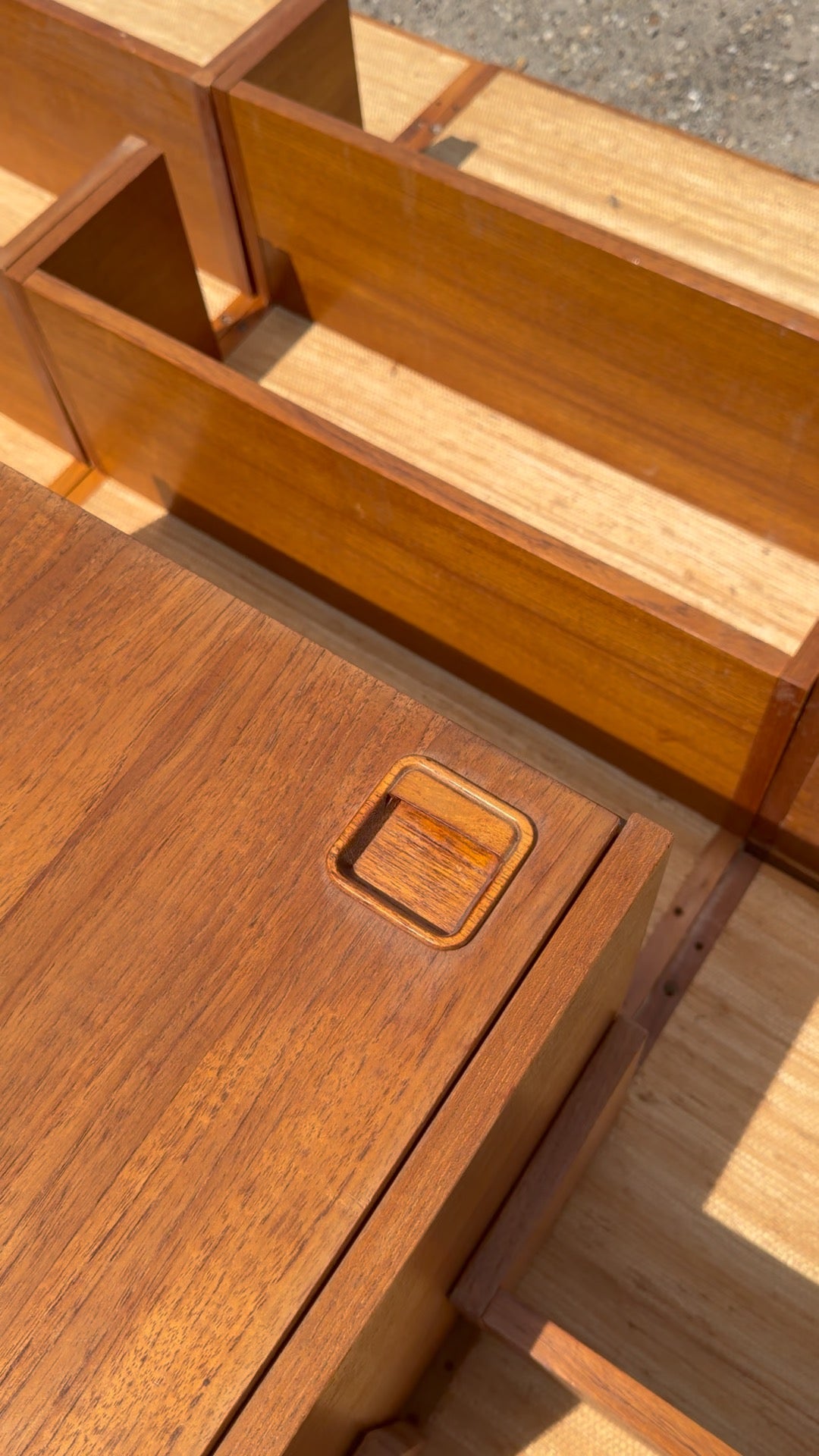 Modular Midcentury wall cabinet 60's, Denmark