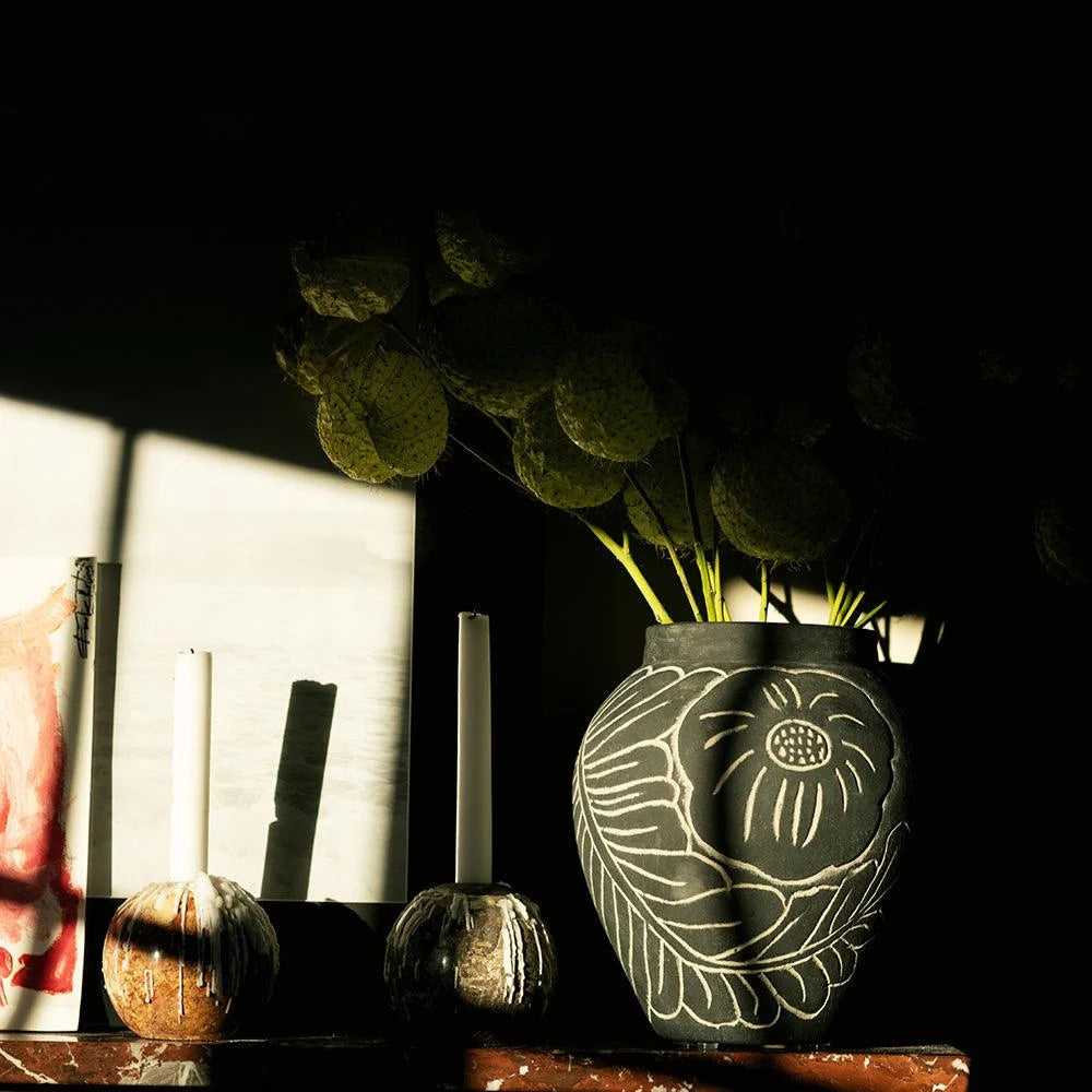 Frida Vase Small Black