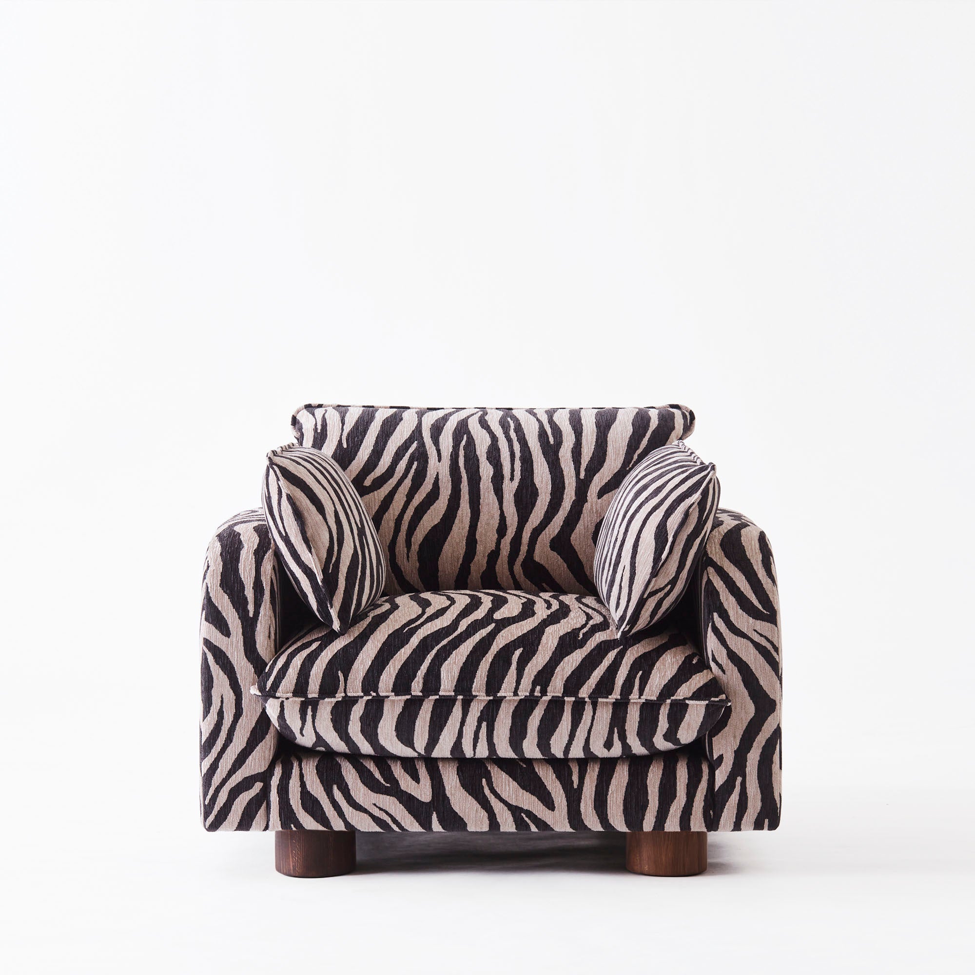 Miles love seat Zebra / Dusty Deco