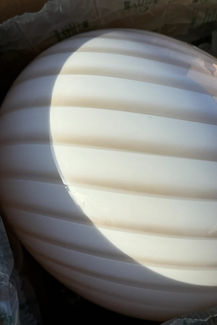 Murano Swirl pendant lamp - Caramel / Cream