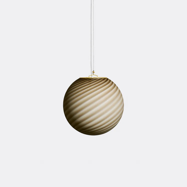 Murano Swirl pendant lamp - Grey / Brown