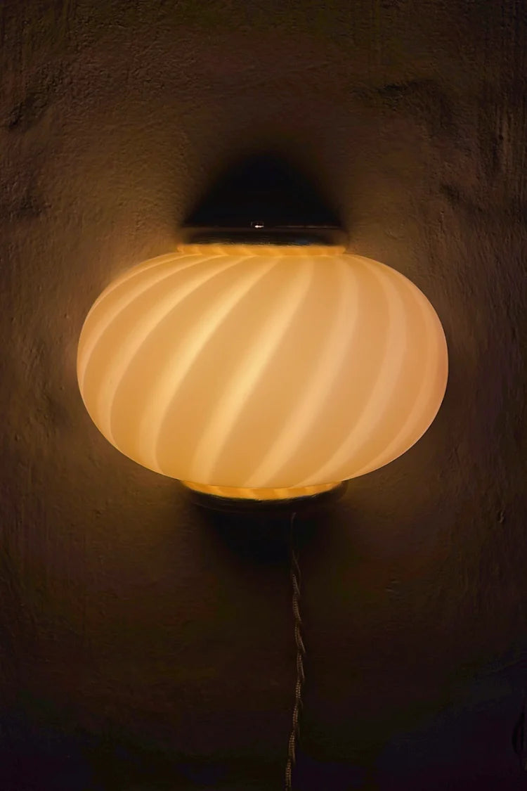 Murano Swirl wall lamp - Caramel