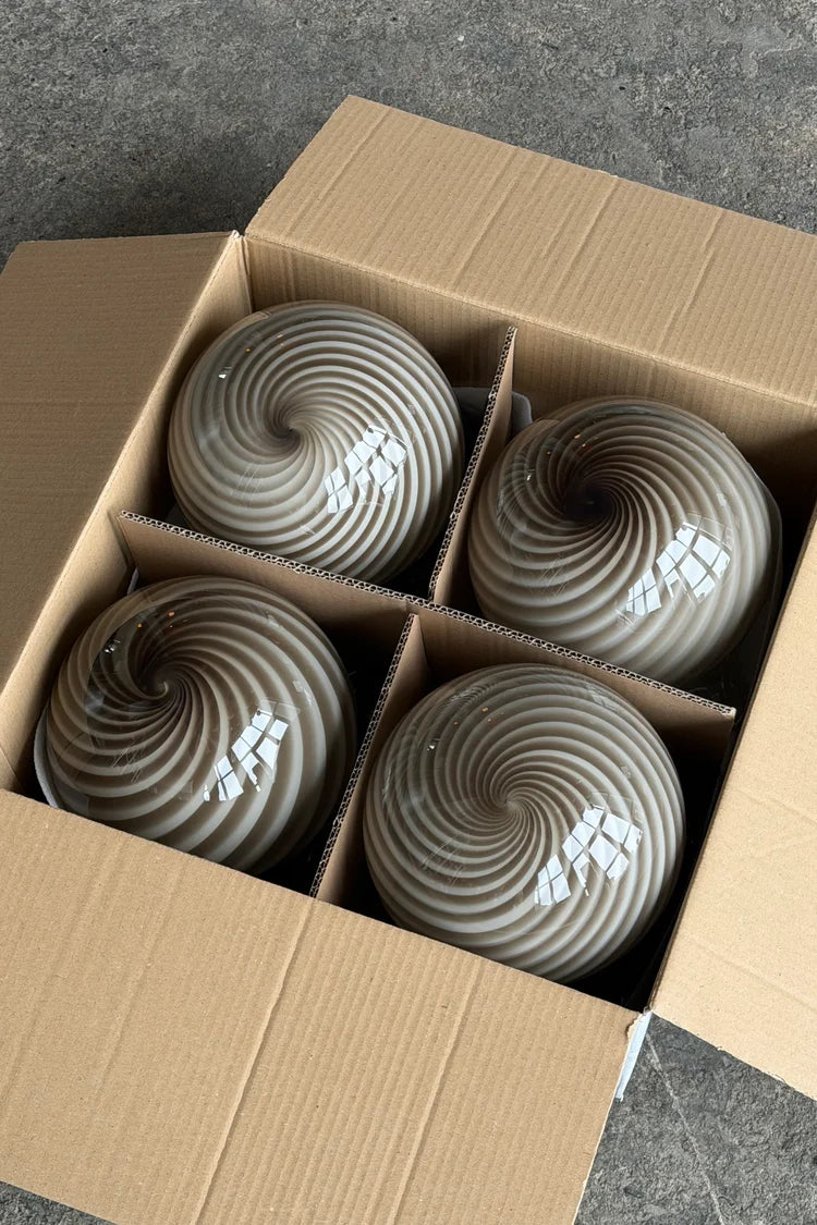 Murano Swirl pendant lamp - Grey / Brown