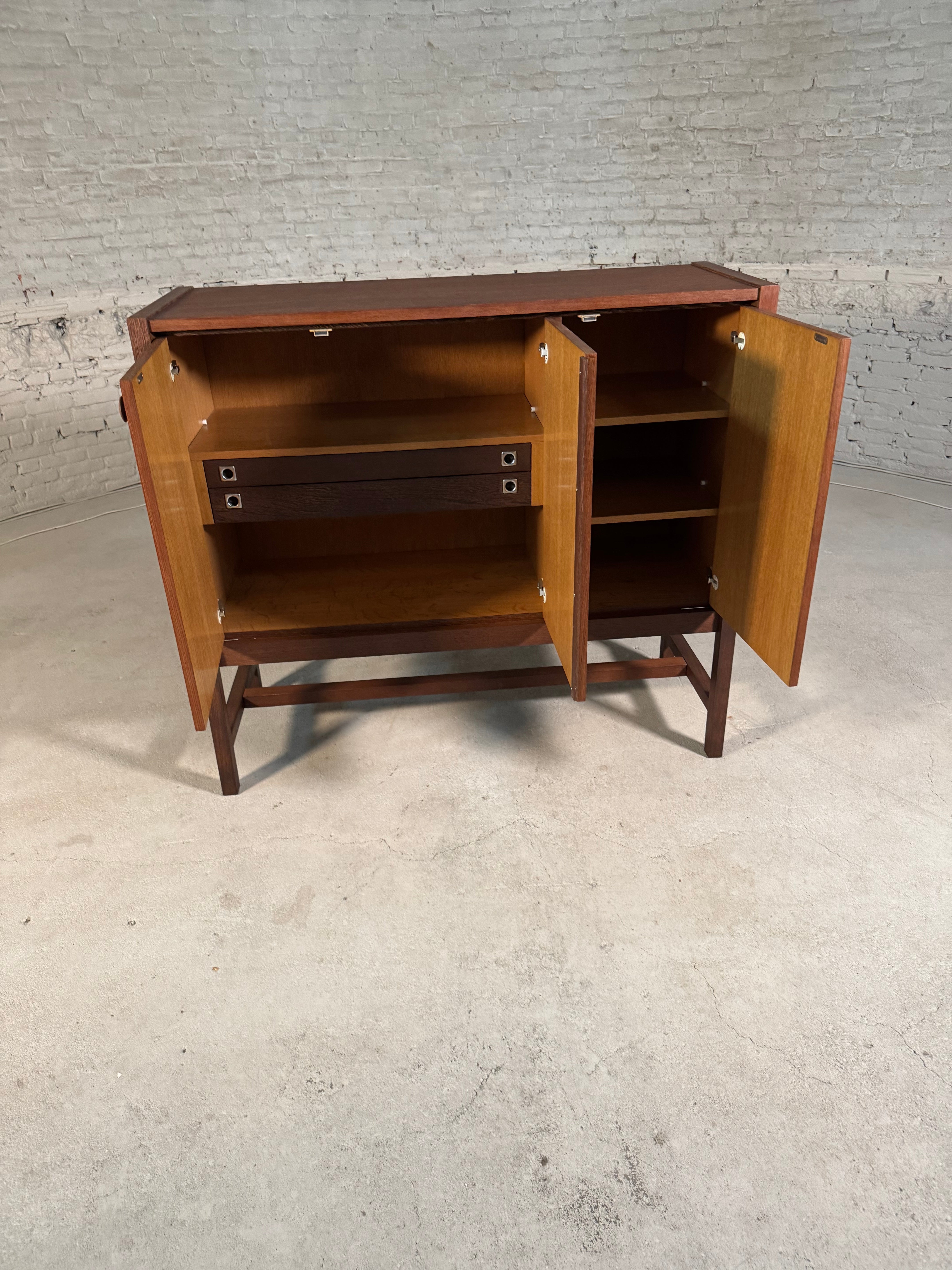 Mid-Century Modern Wenge Highboard / 1960s