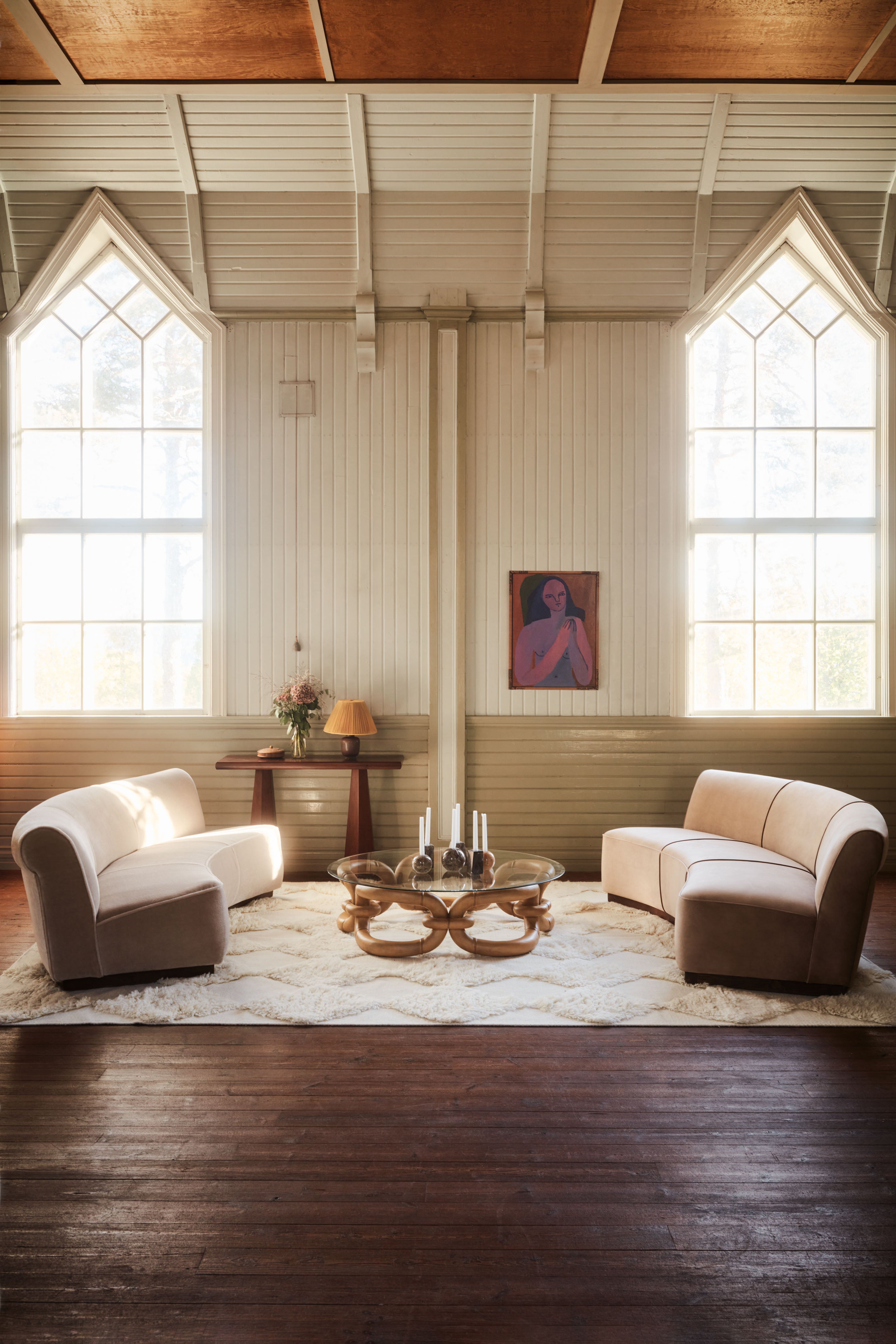 Chess Rya White Rug