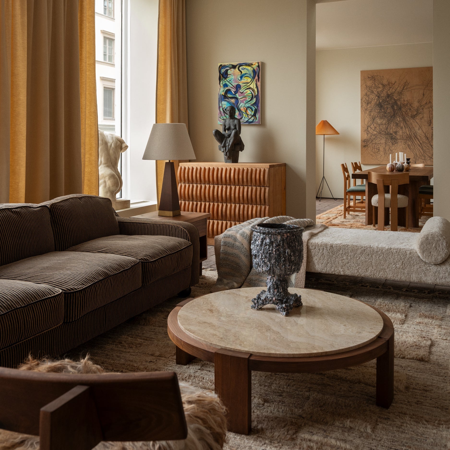 Dean Coffee Table Travertine