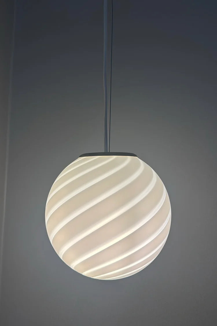 Murano Swirl pendant lamp - White