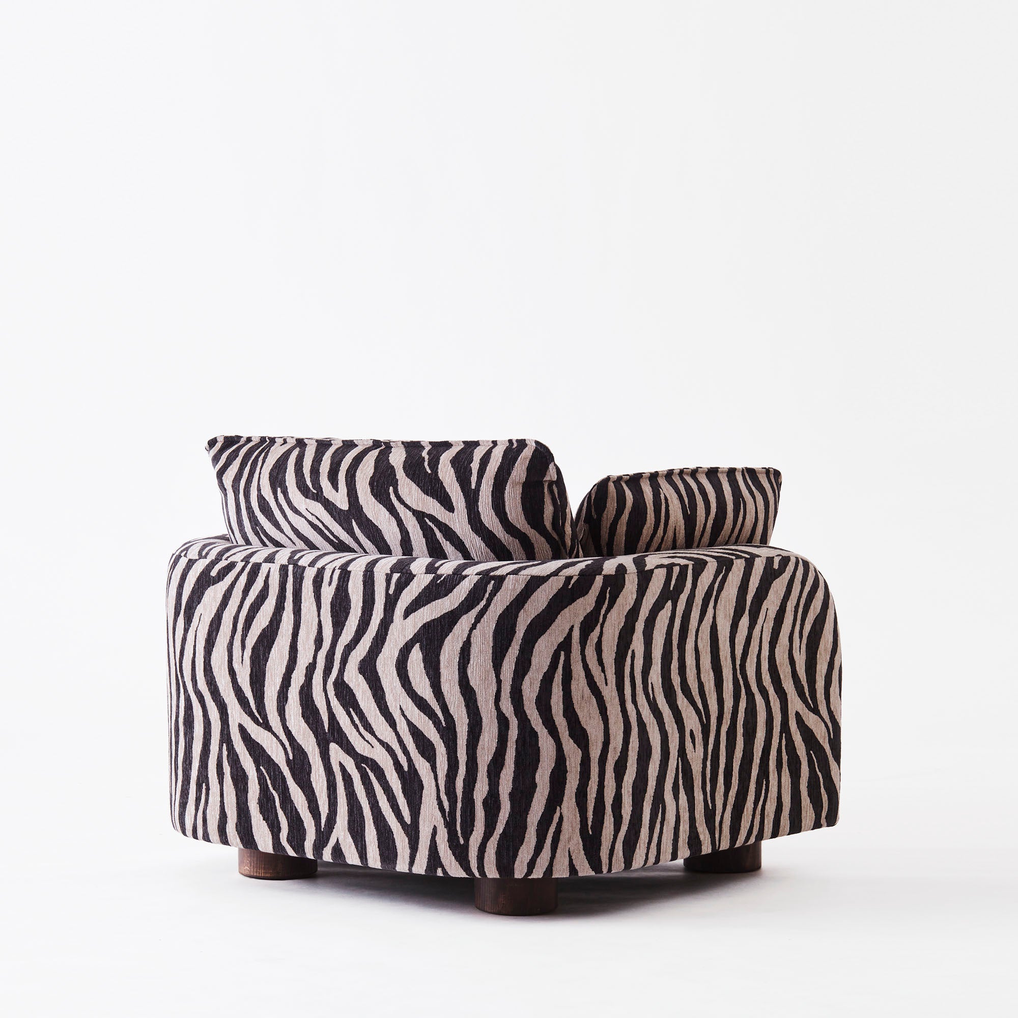 Miles love seat Zebra / Dusty Deco