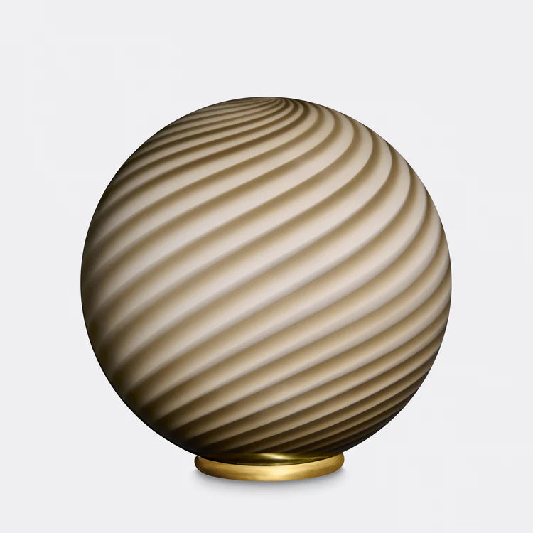 Murano Swirl tablelamp - grey / brown