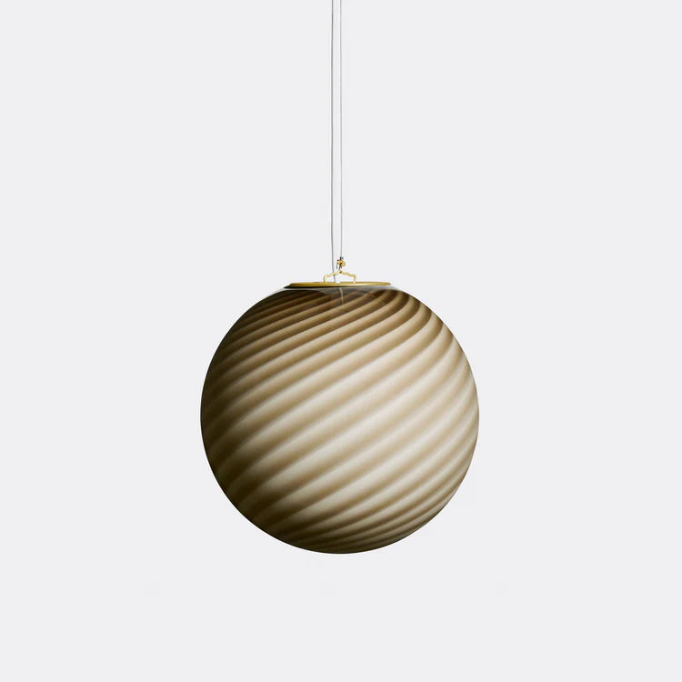 Murano Swirl pendant lamp - Grey / Brown