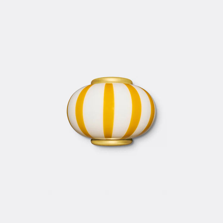 Murano Swirl wall lamp - Yellow stripes