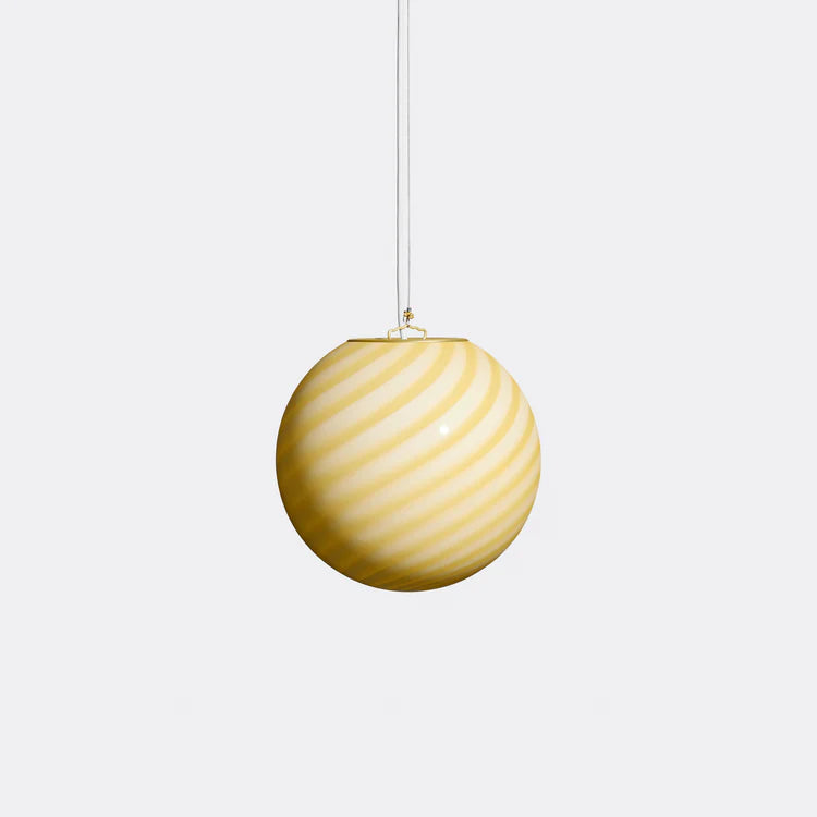 Murano Swirl pendant lamp - Yellow