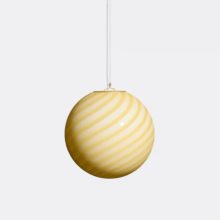 Murano Swirl pendant lamp - Yellow