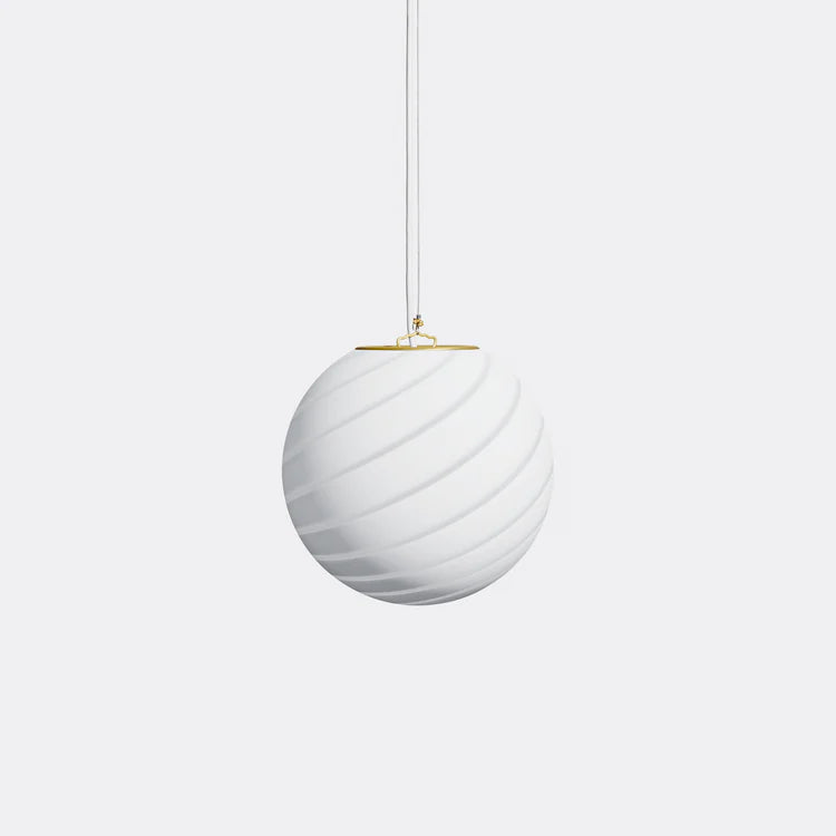 Murano Swirl pendant lamp - White
