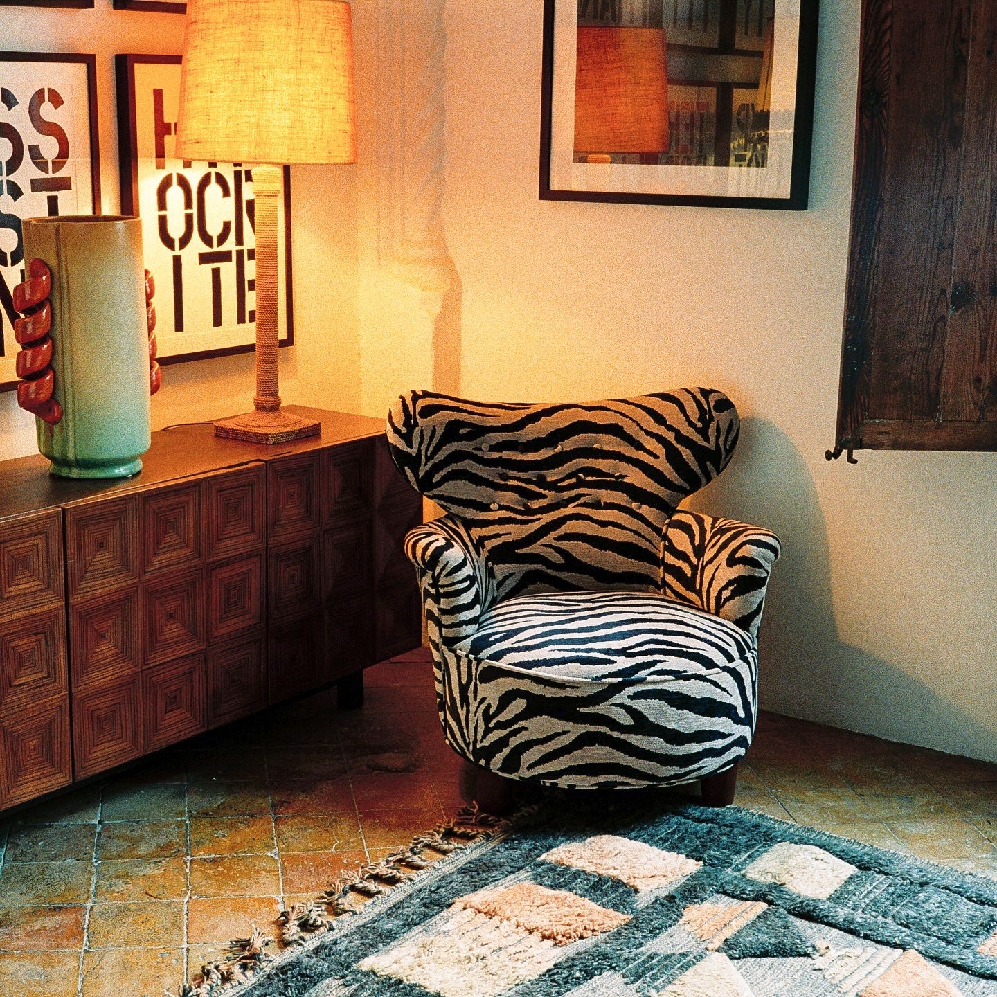 Elias Zebra Armchair limited edition
