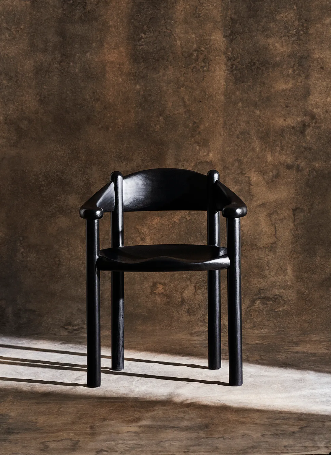 Black tanned Daumiller chairs by Gubi