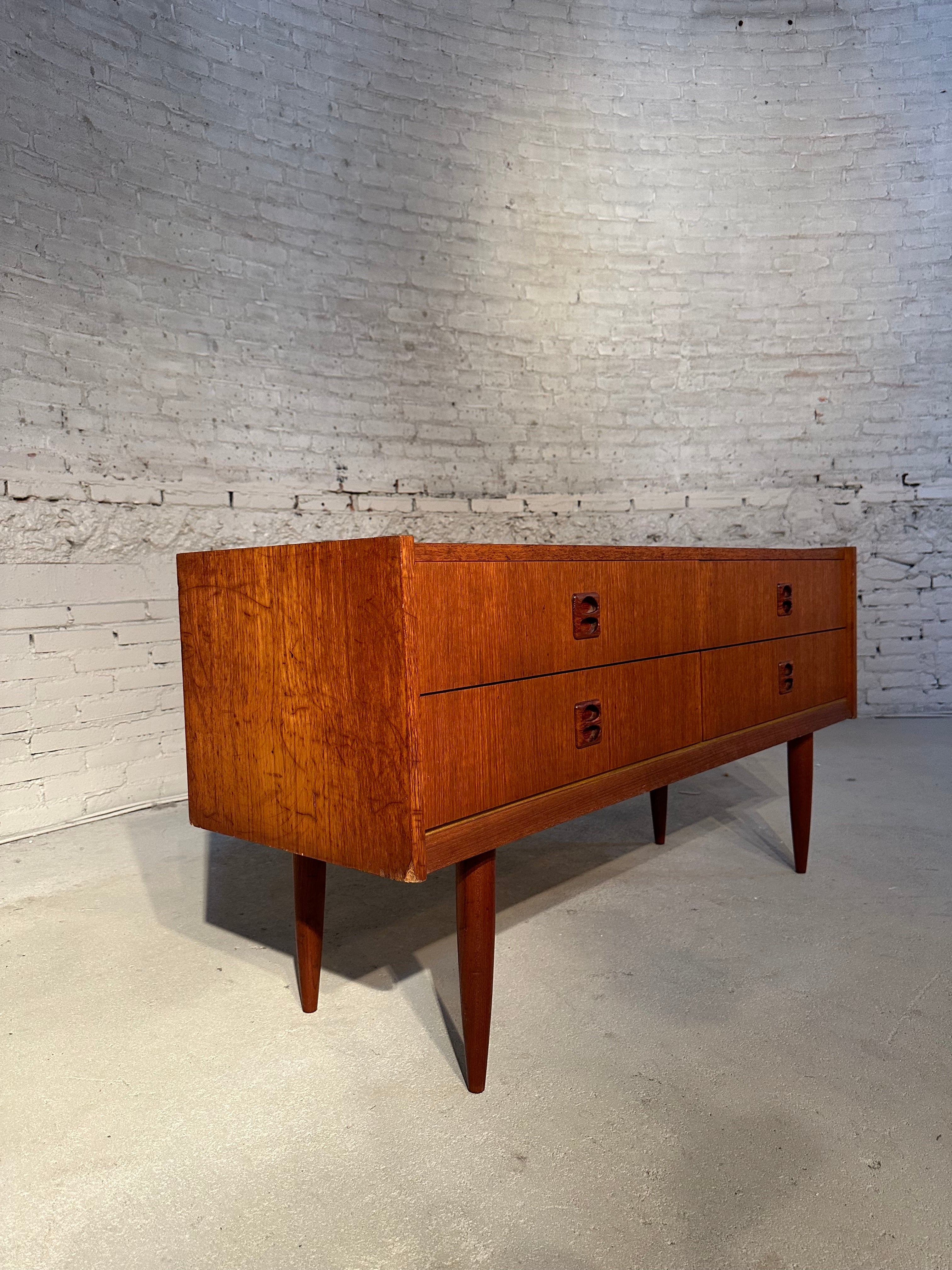 Mid-Century Modern Teak Credenza