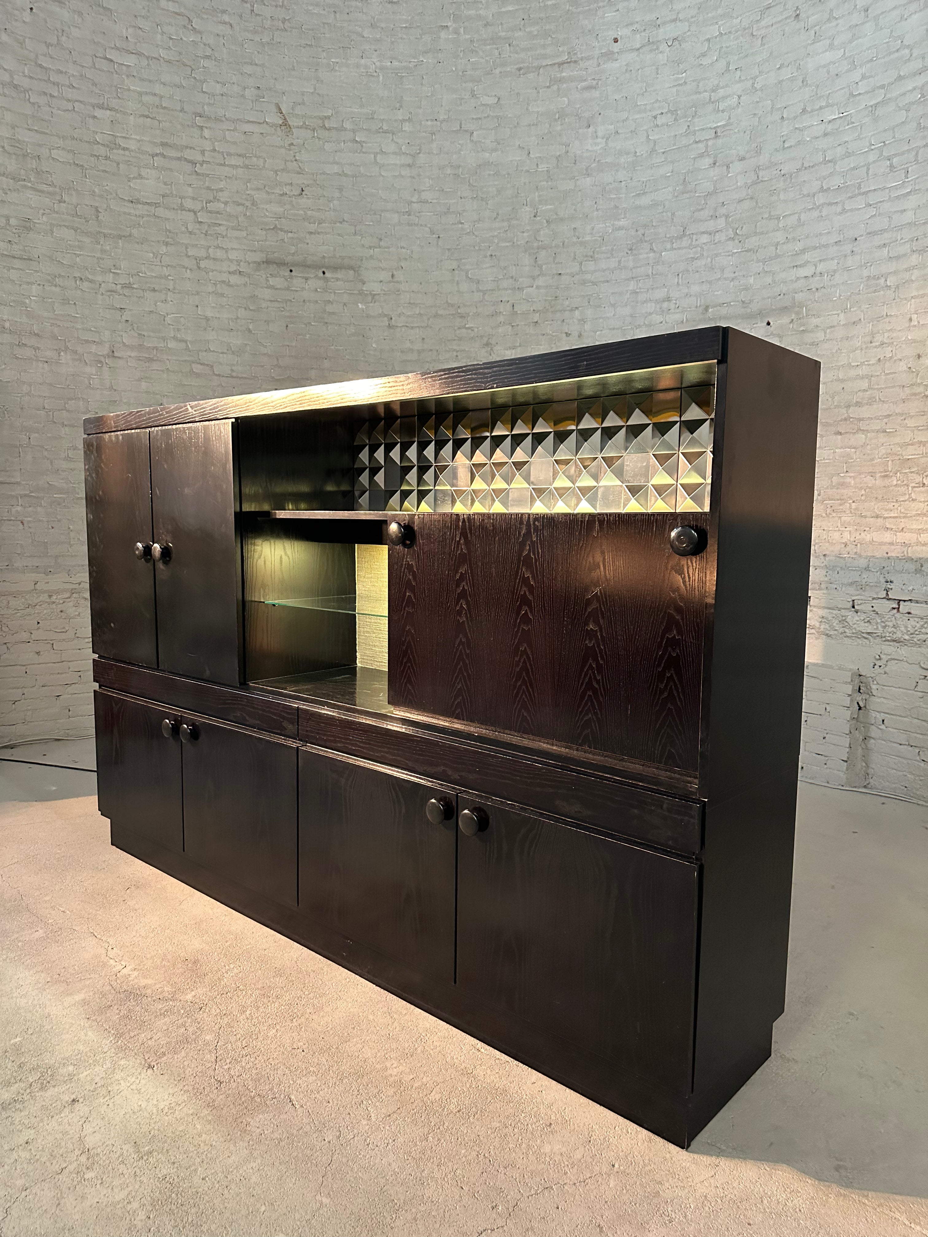 80's Brutalist Large Cabinet