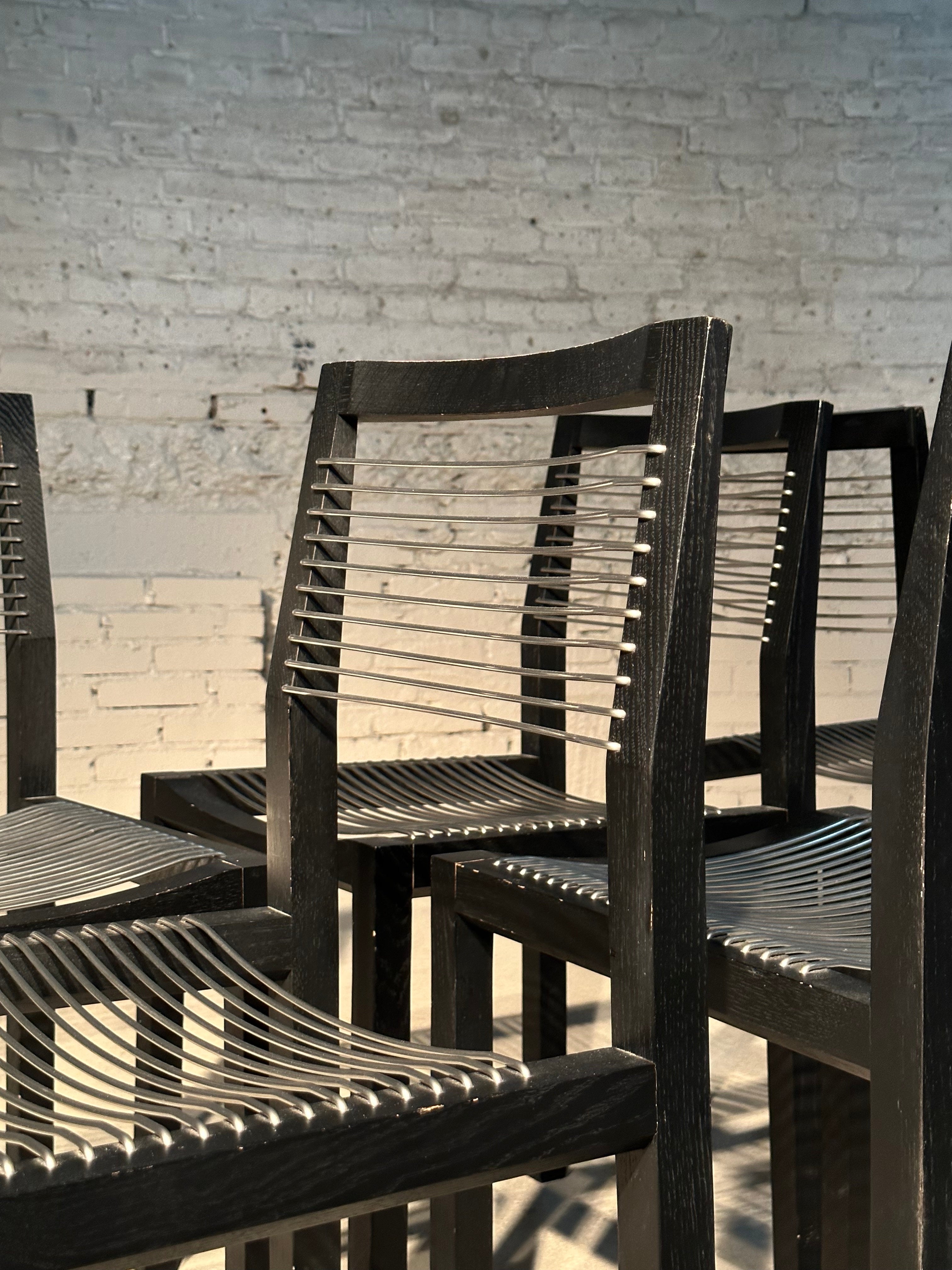 Ligne Roset Retro Wire Dining Chairs