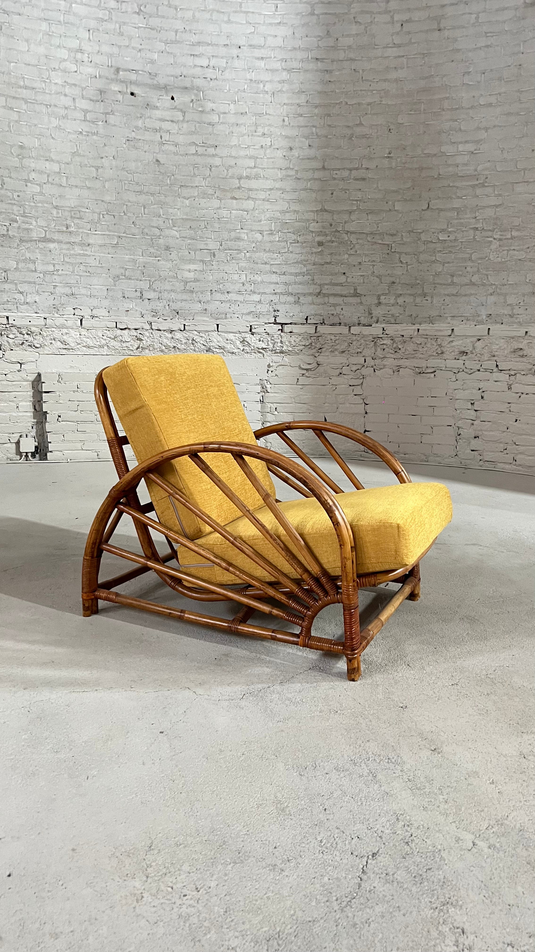 Paul Frankl rattan chair