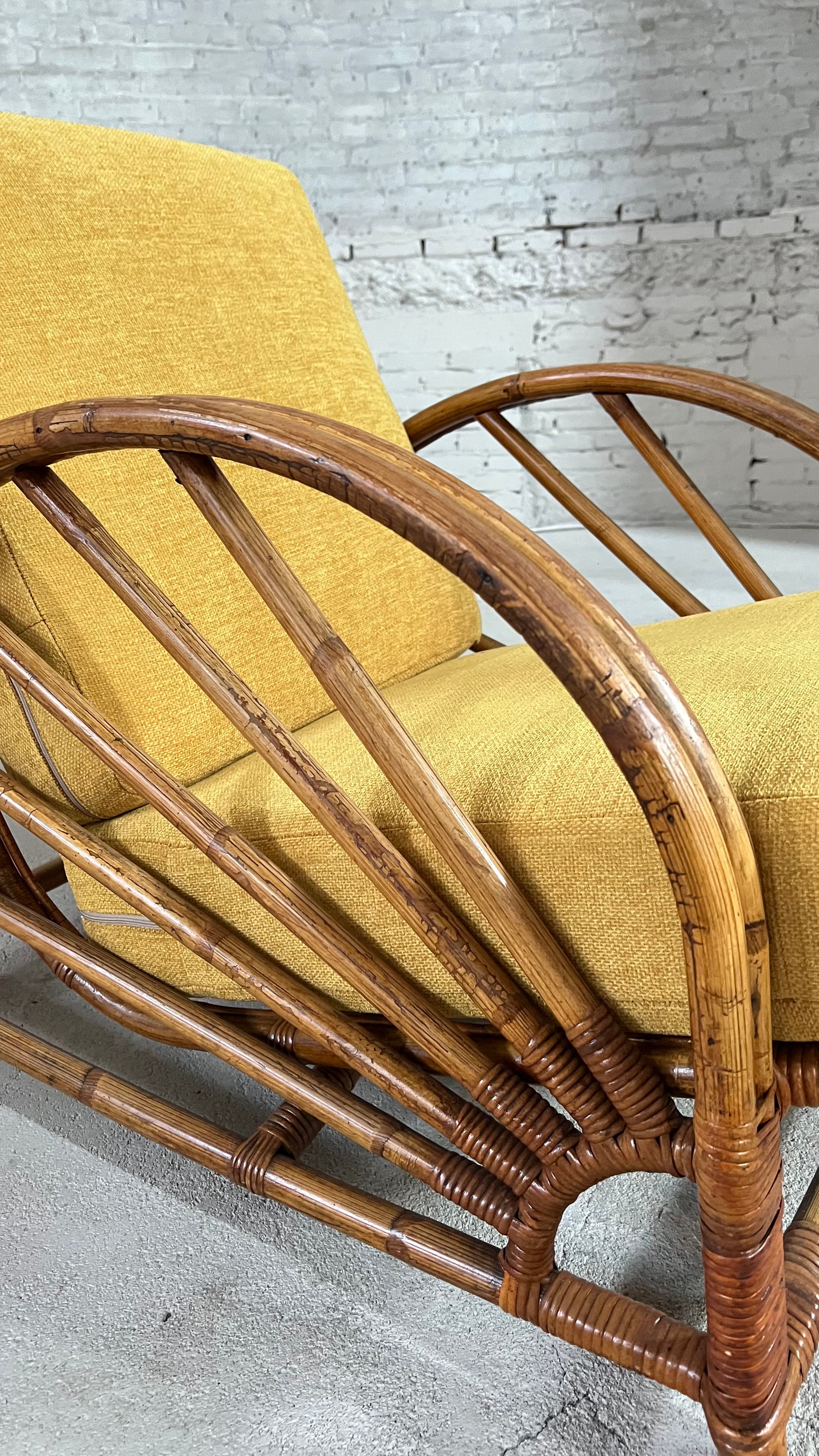 Paul Frankl rattan chair