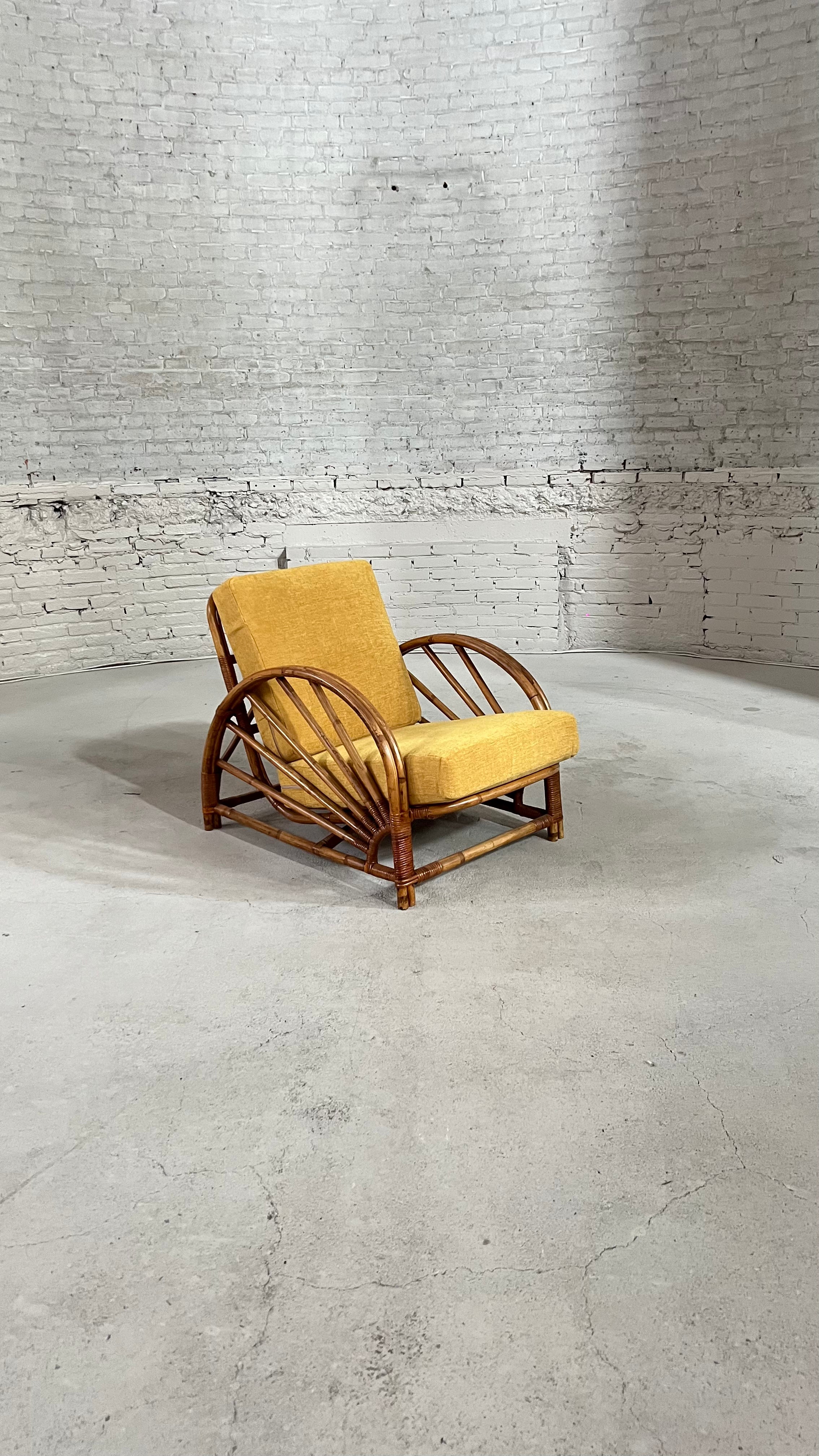 Paul Frankl rattan chair