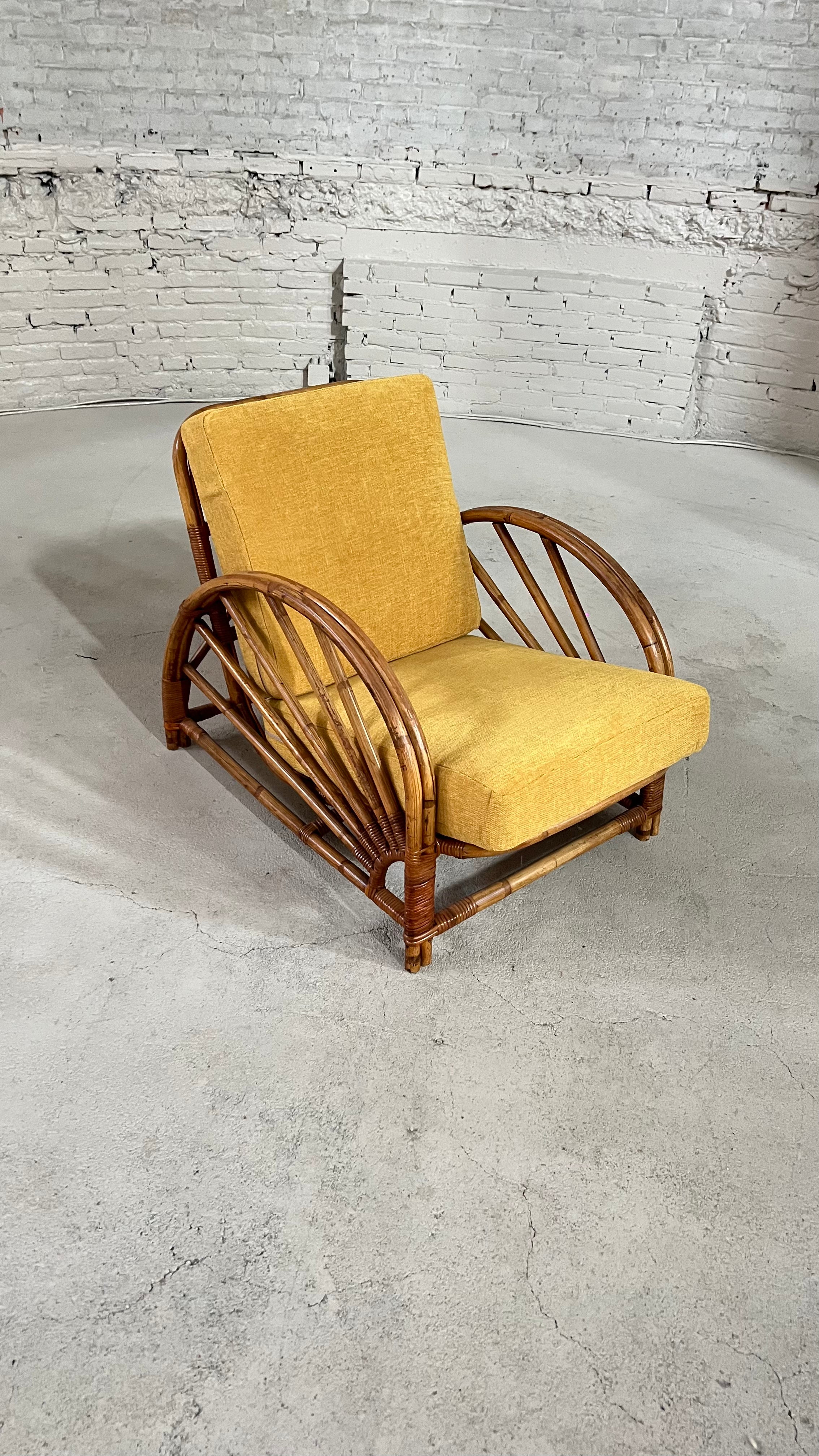 Paul Frankl rattan chair
