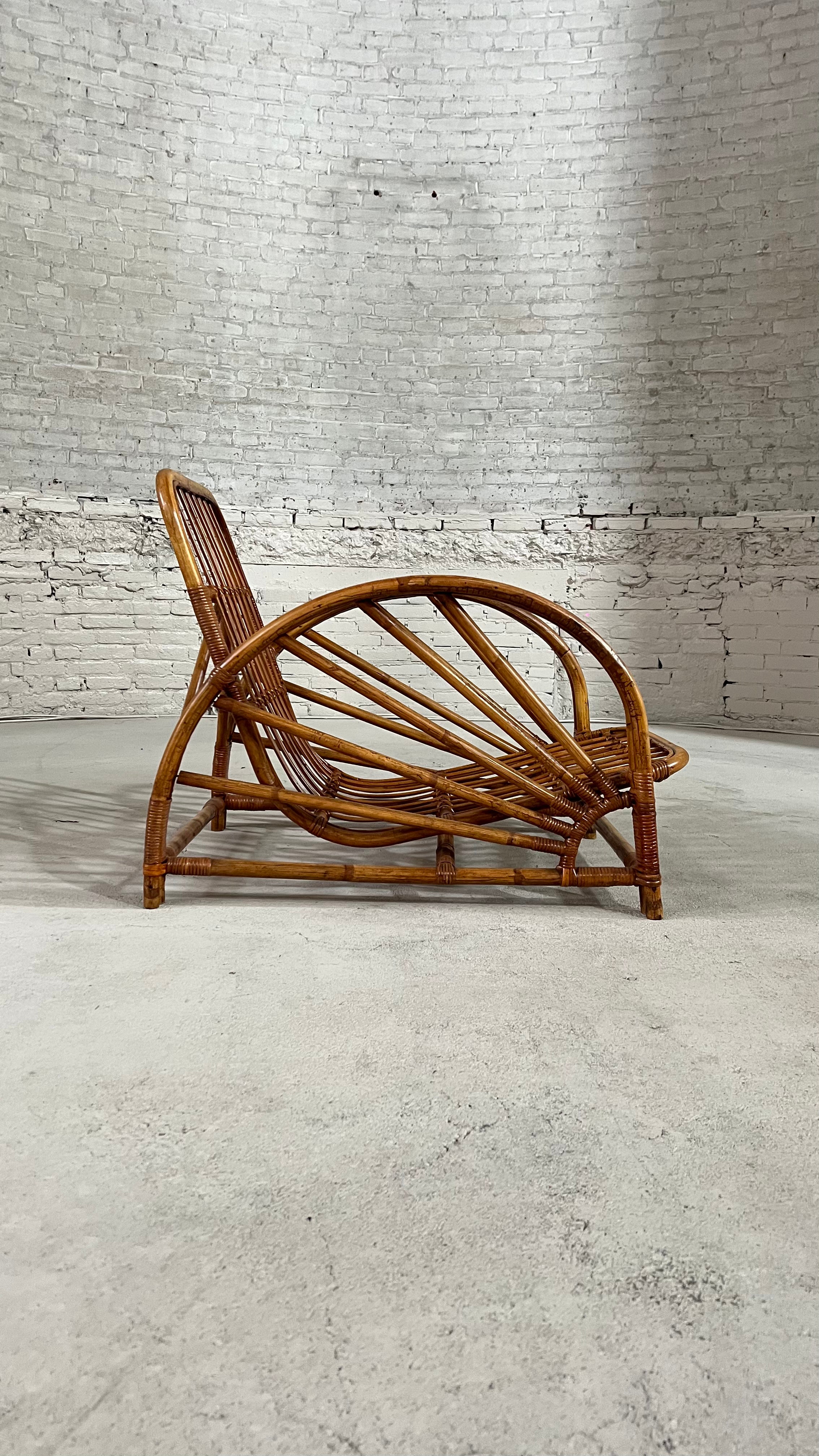 Paul Frankl rattan chair