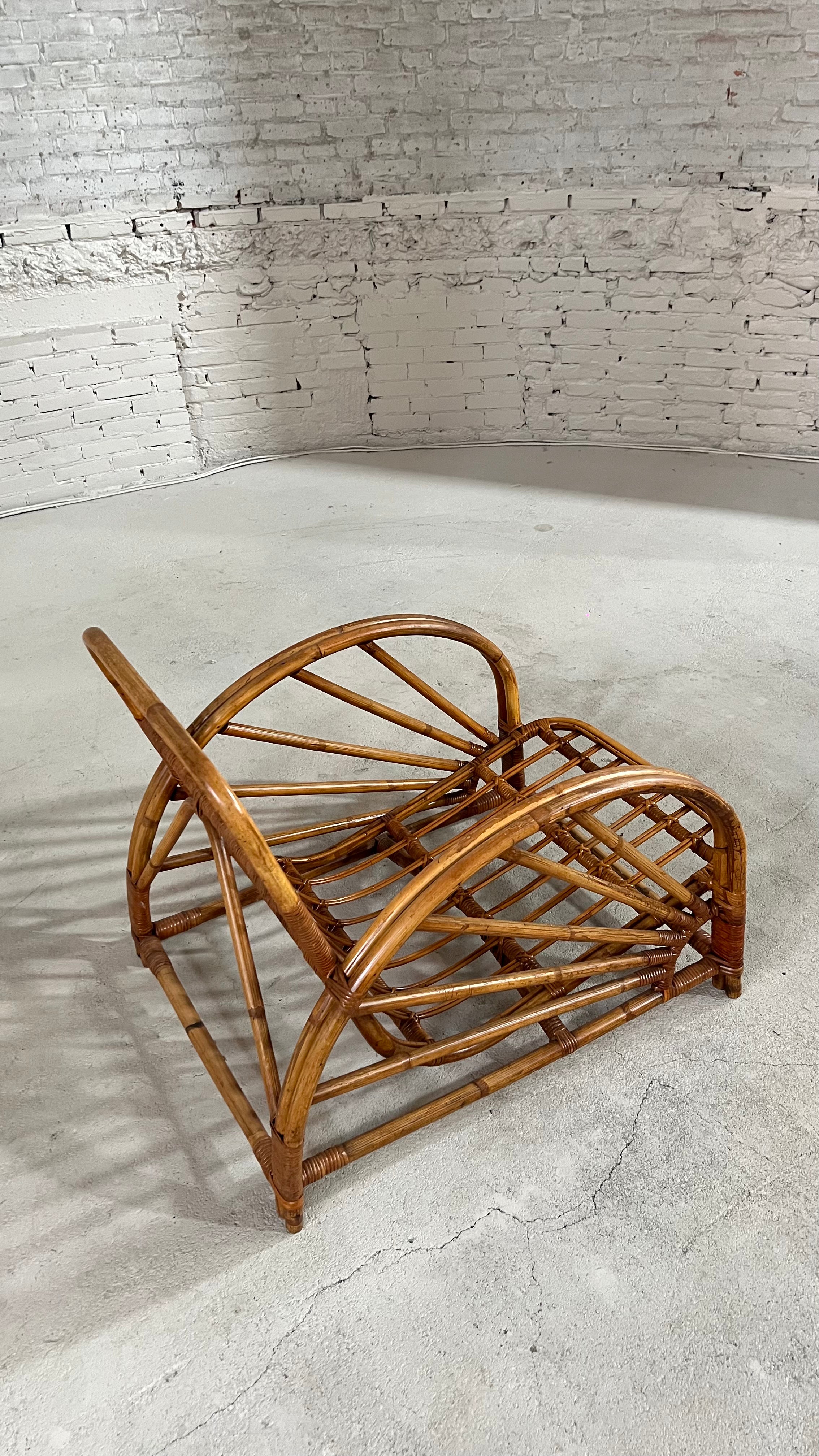 Paul Frankl rattan chair