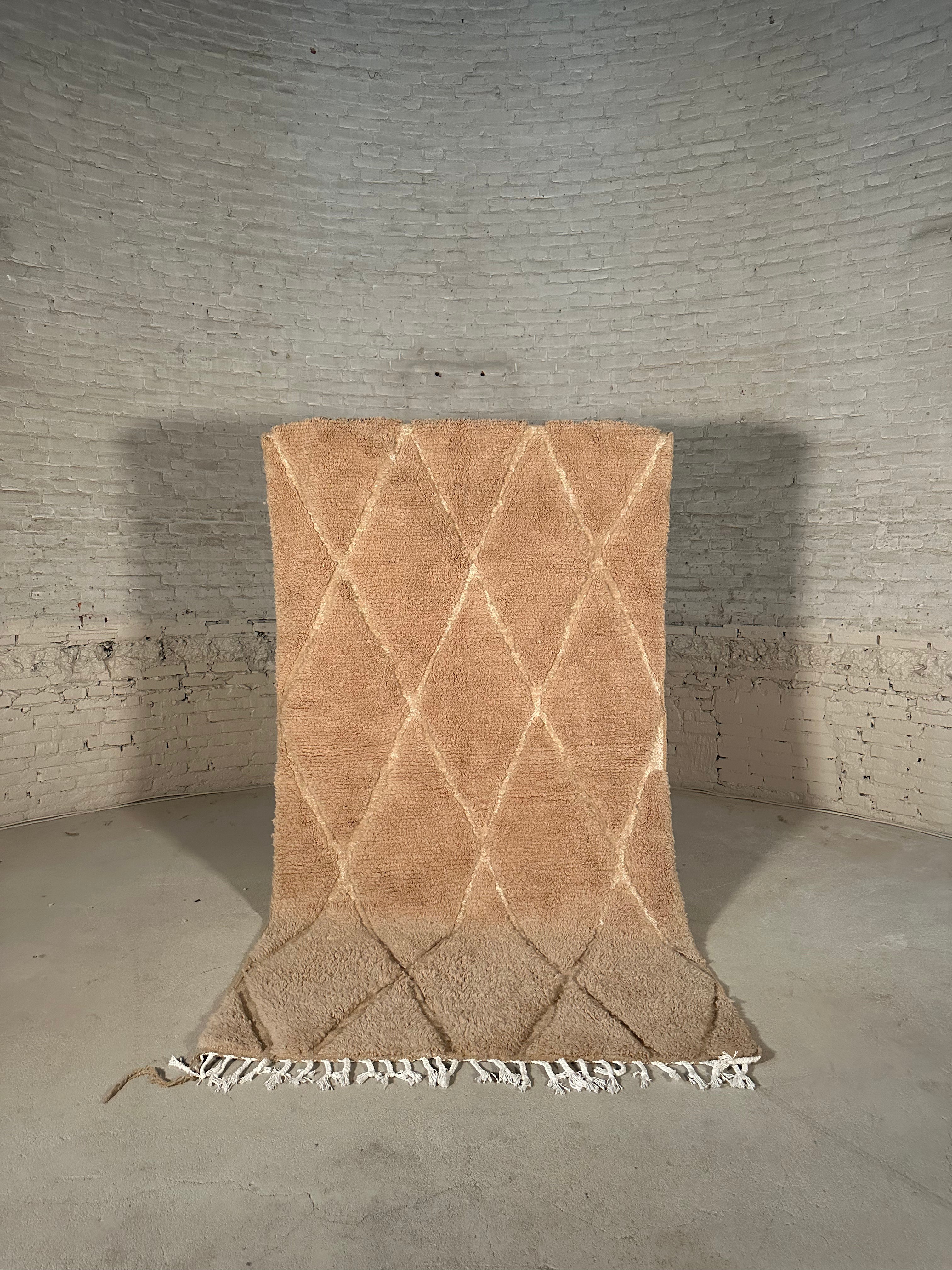 Geometric Taupe Rug