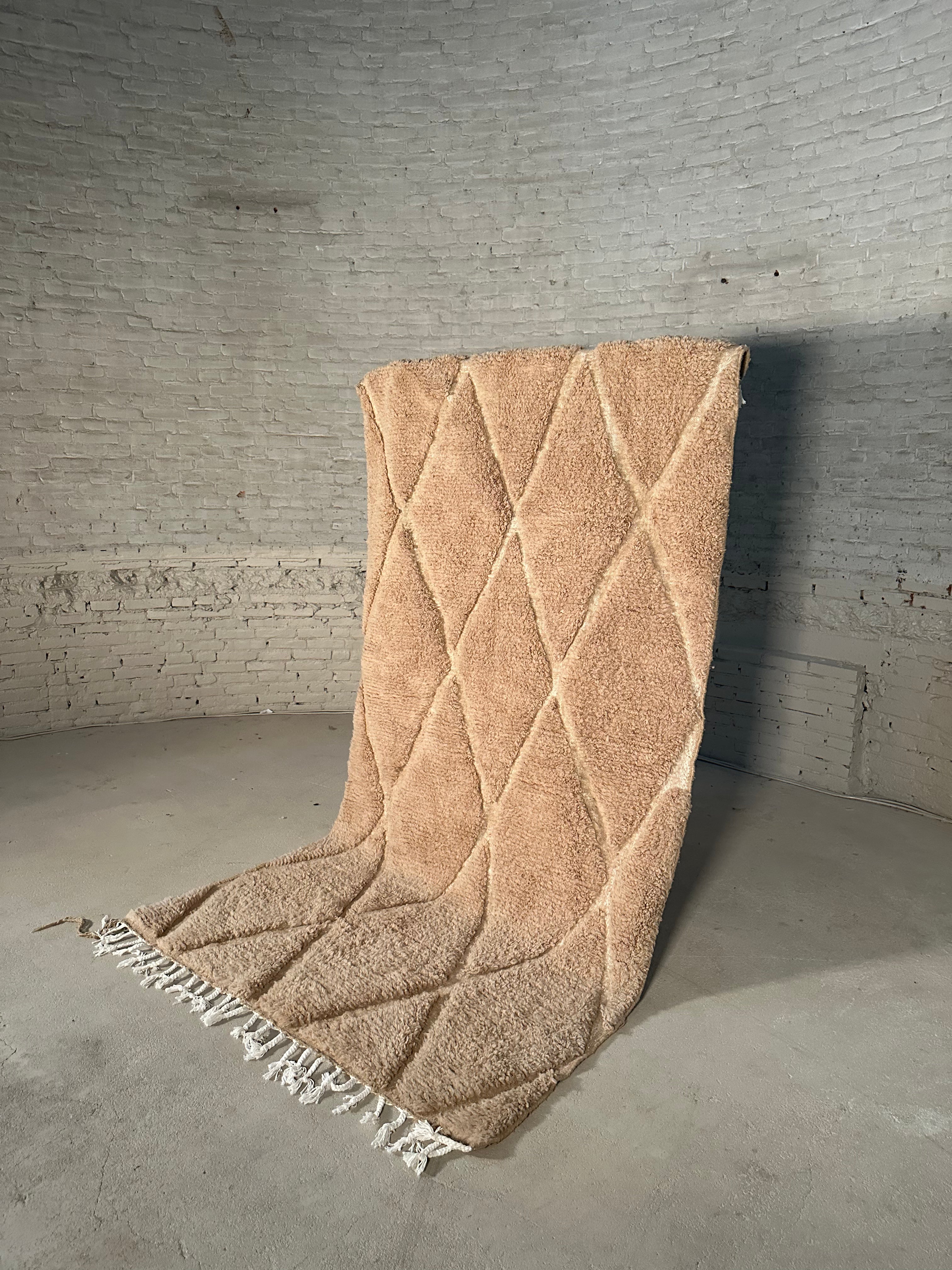 Geometric Taupe Rug