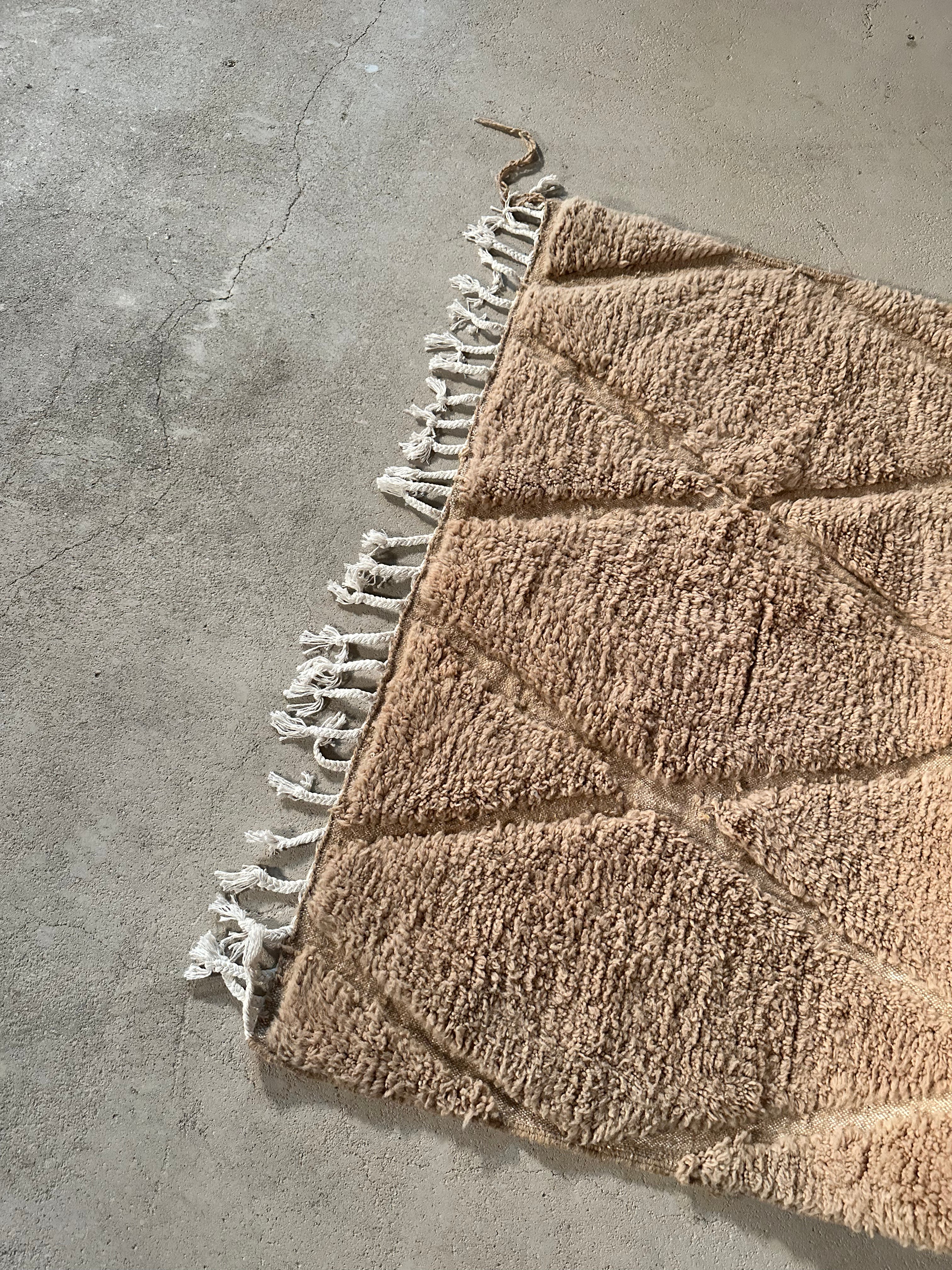 Geometric Taupe Rug