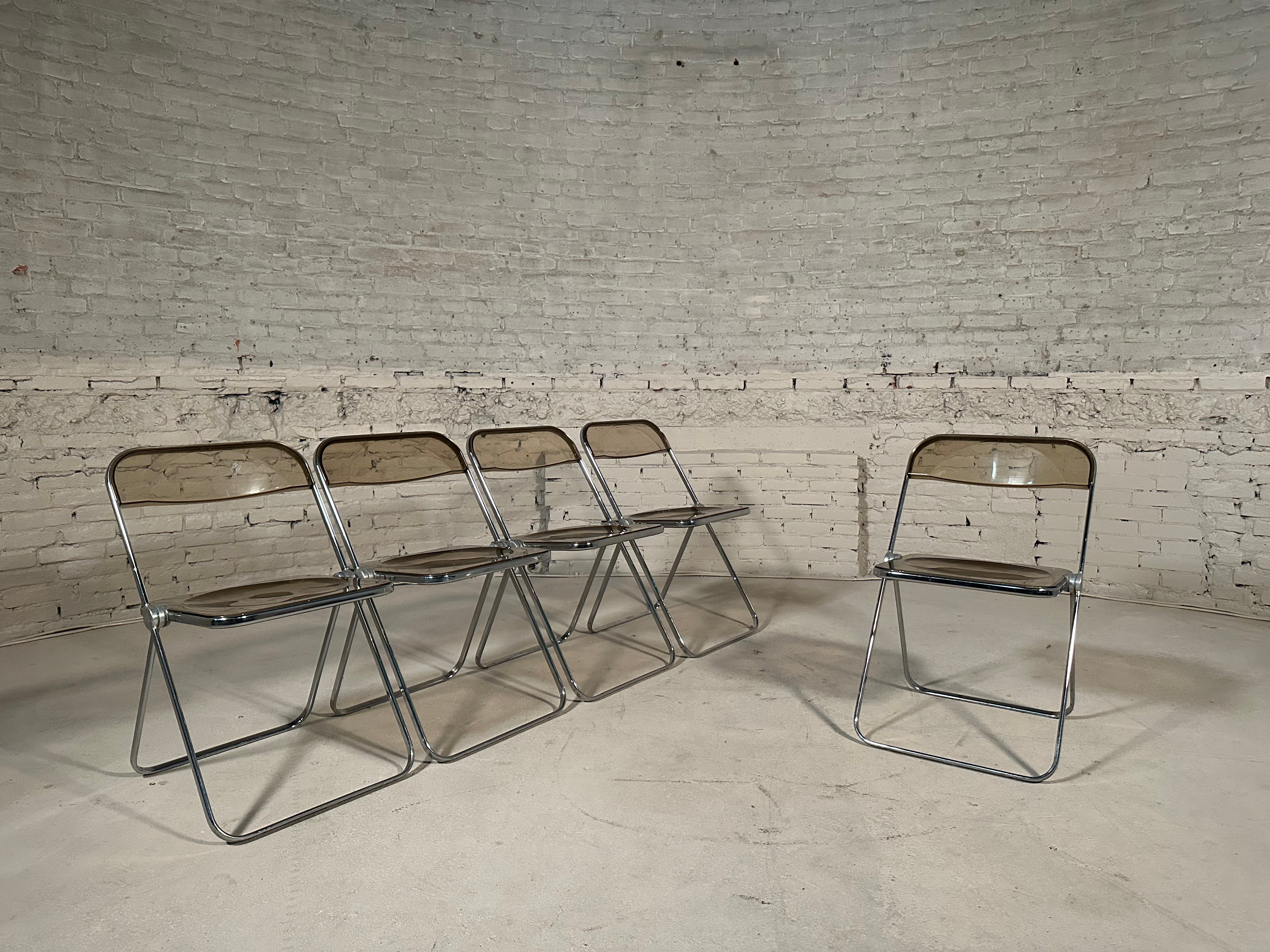 Plia Folding Chair by Giancarlo Piretti for Castelli
