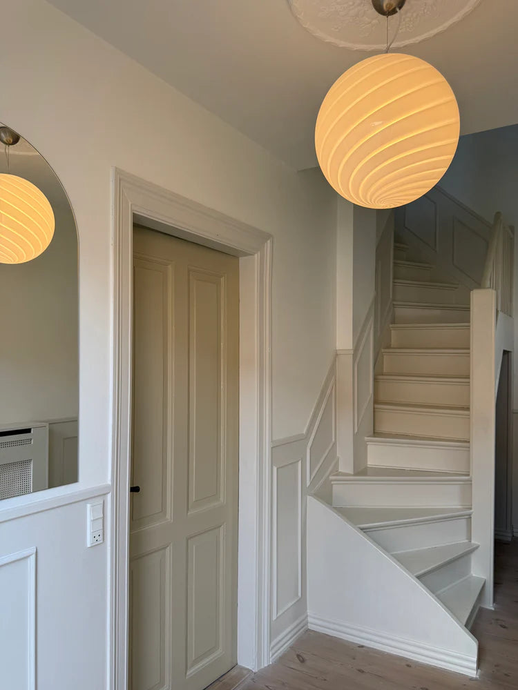 Murano Swirl pendant lamp - White