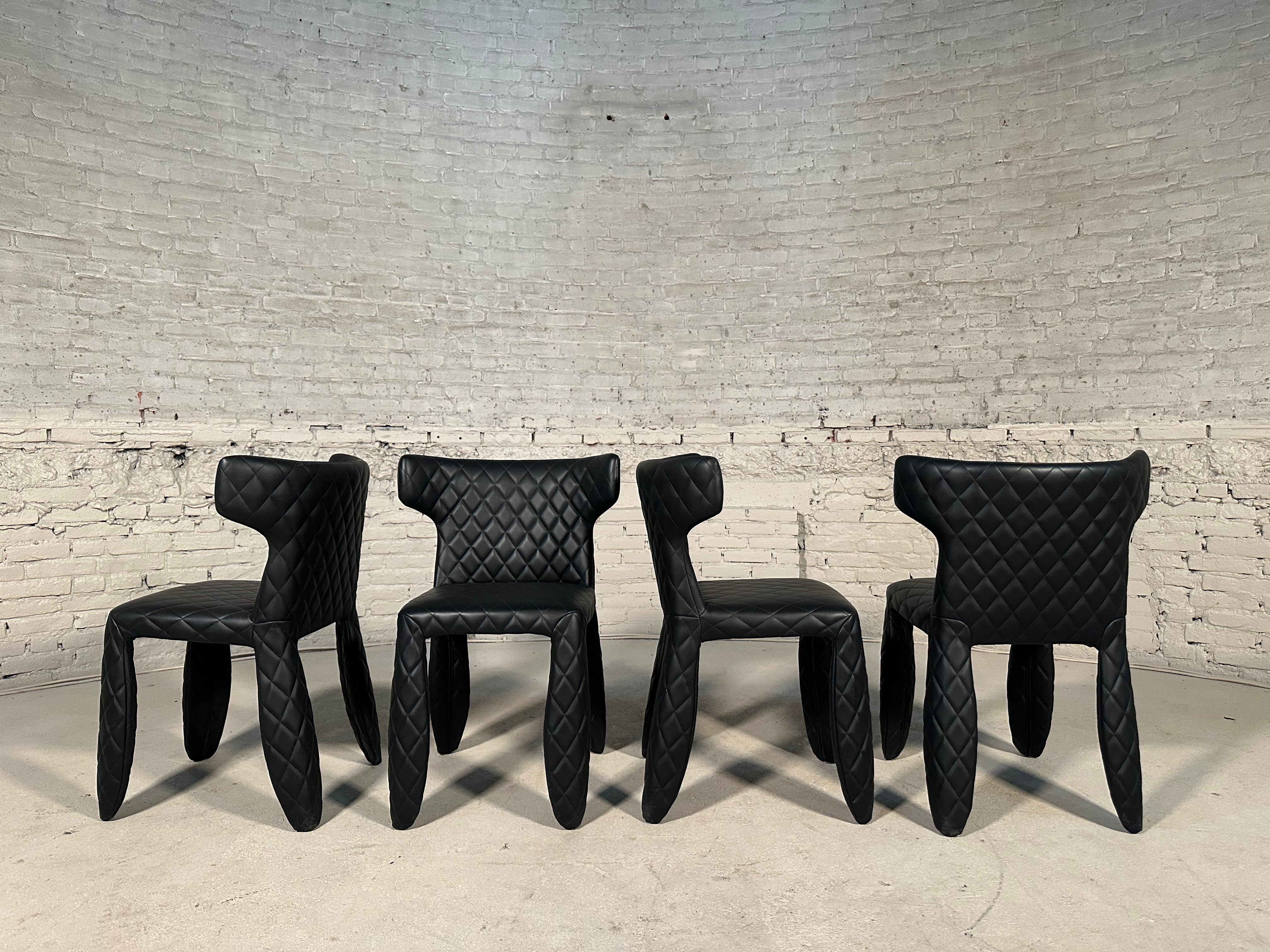 Set of Four Monster Dining Chairs by Marcel Wanders for MOOOI
