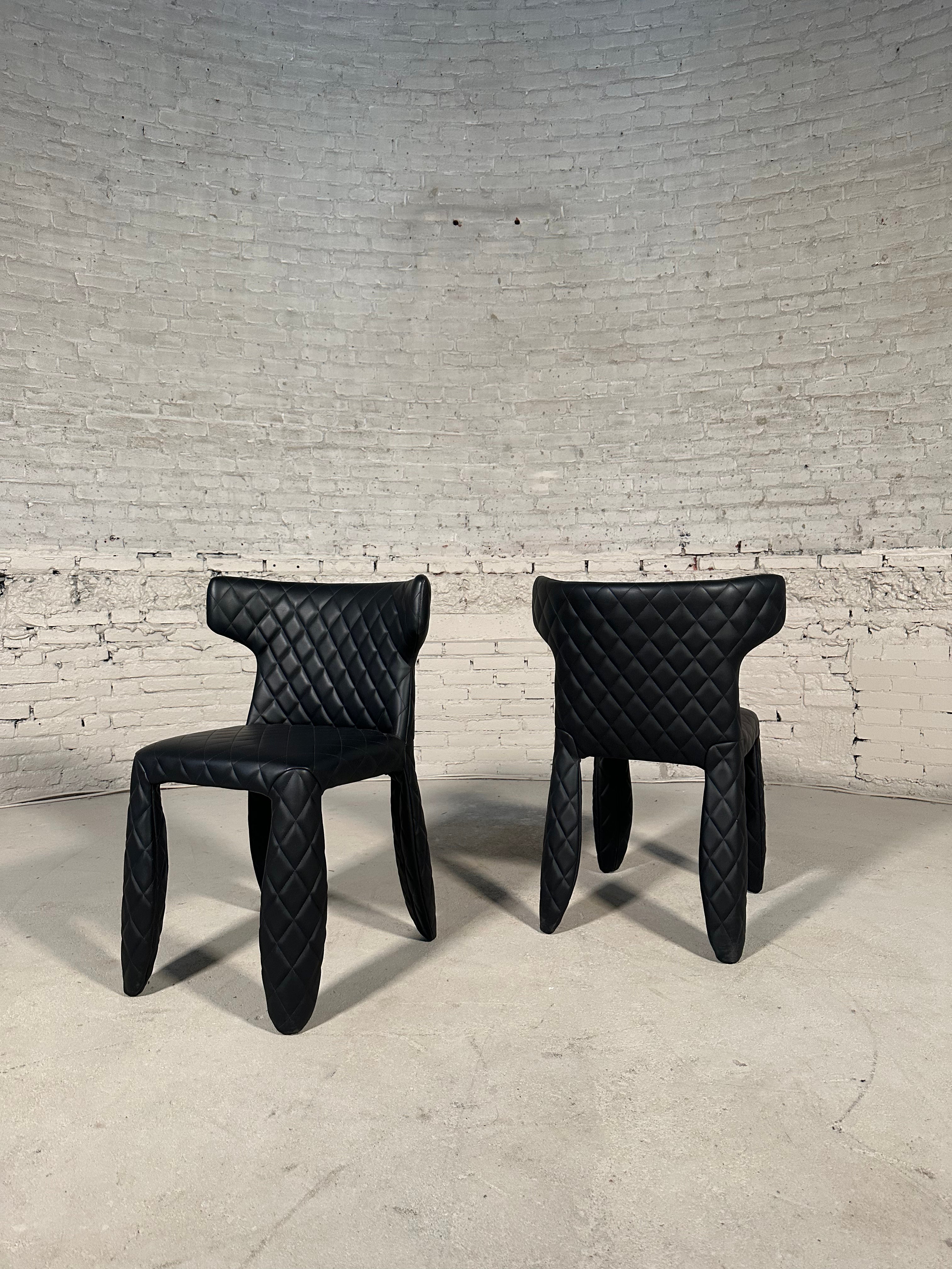 Set of Four Monster Dining Chairs by Marcel Wanders for MOOOI