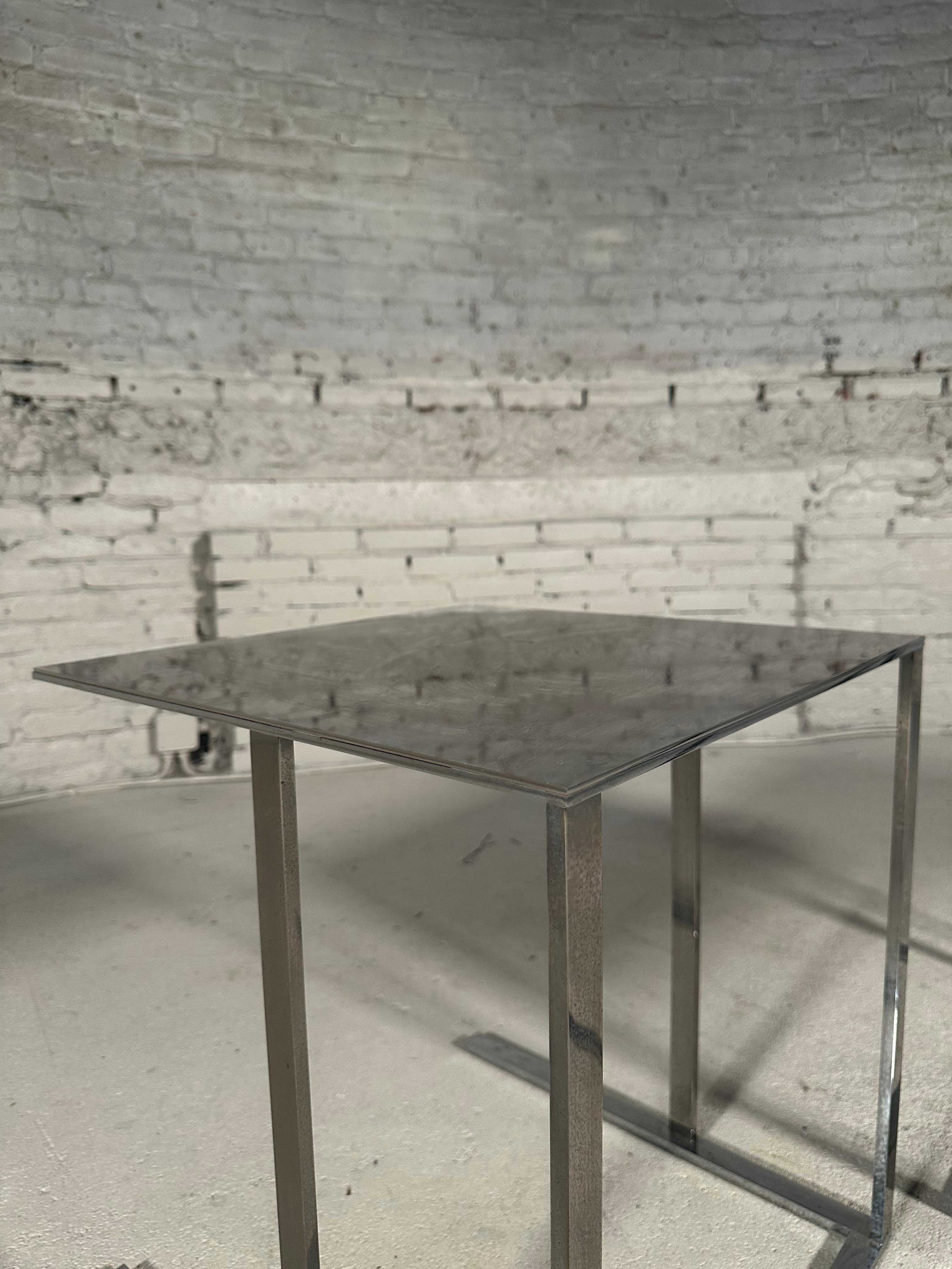 Simplice Chrome Side Tables by Antonio Citterio for B&B Italia