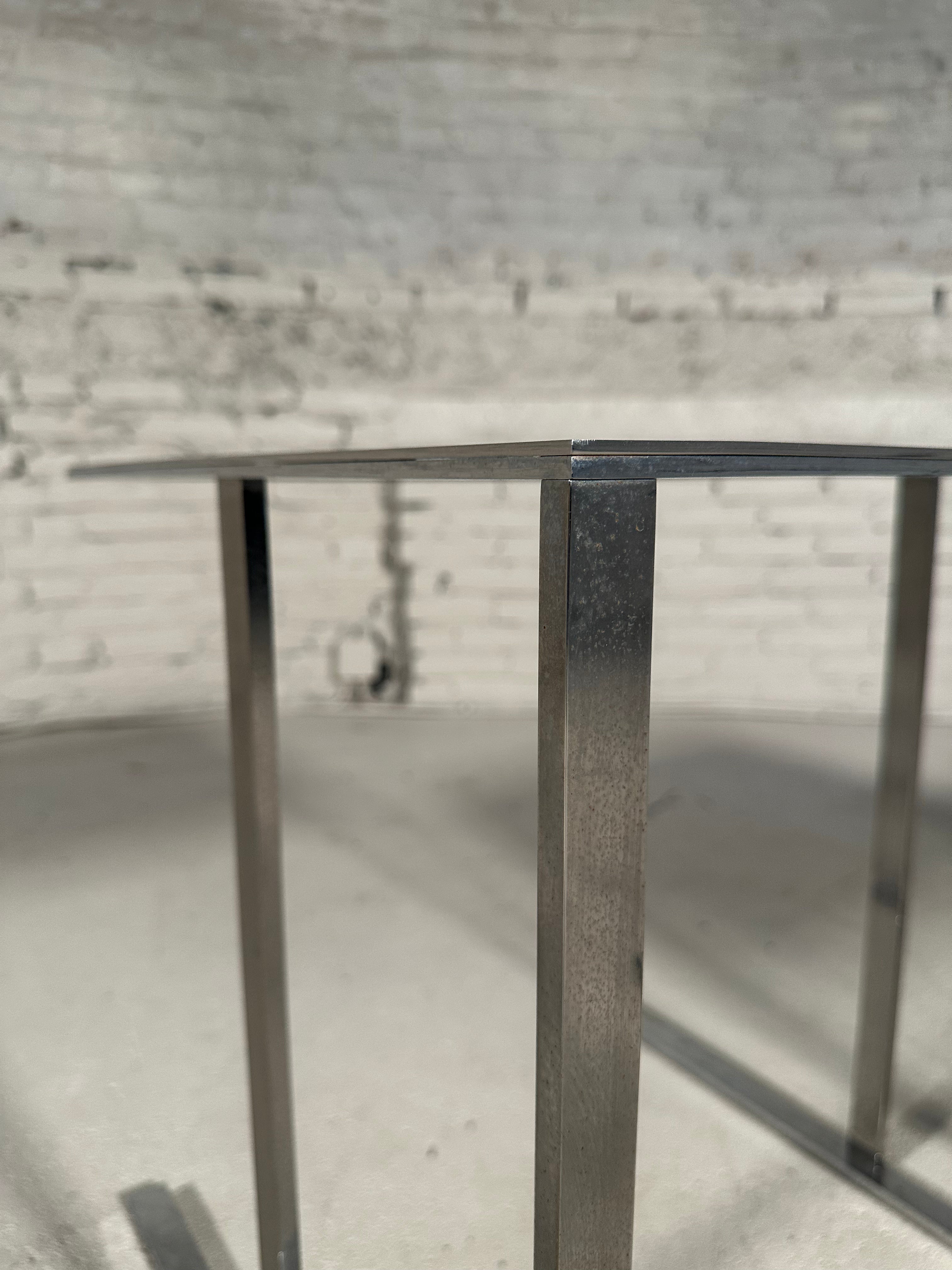 Simplice Chrome Side Tables by Antonio Citterio for B&B Italia