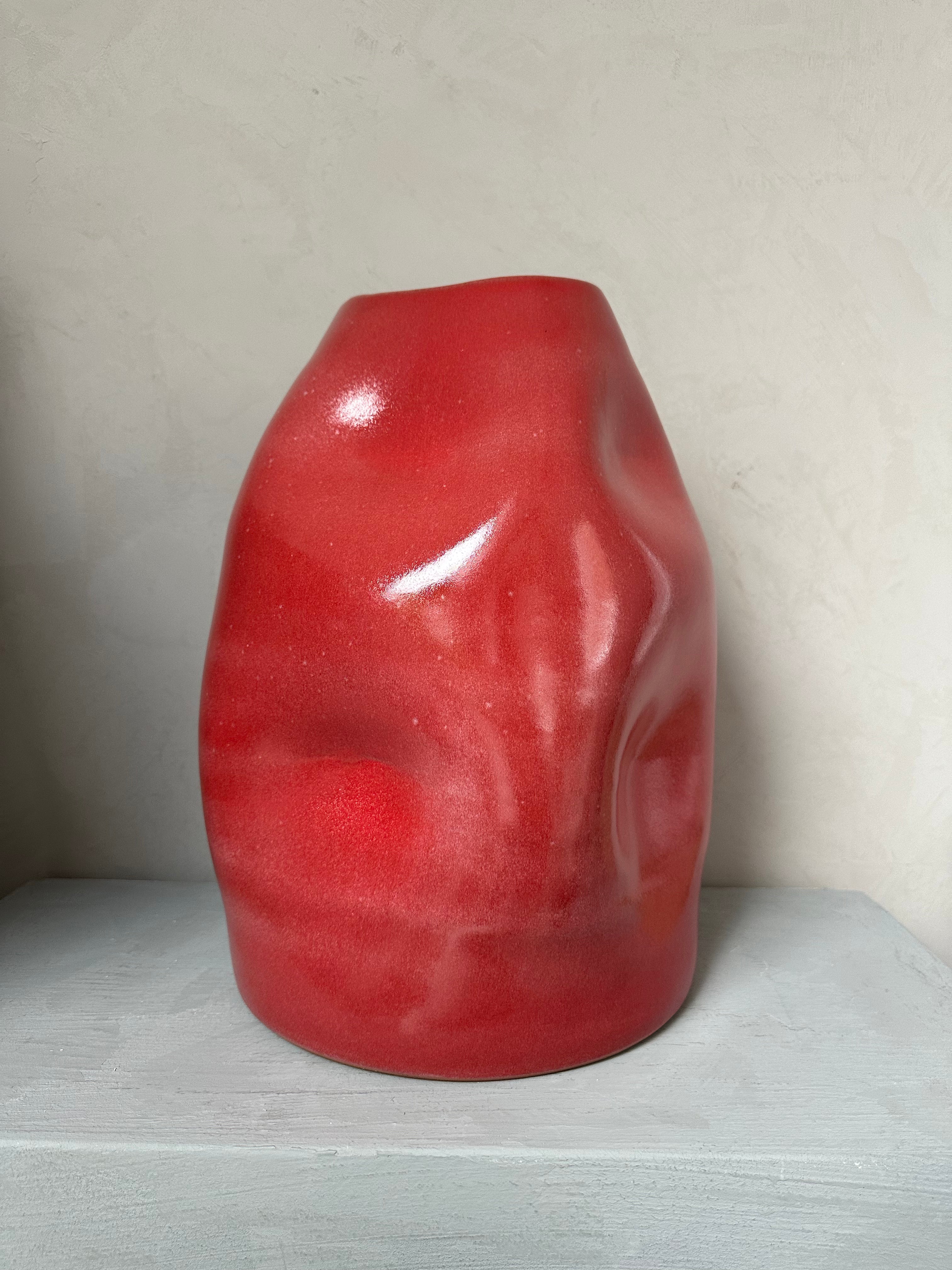 Ceramic Bulb Vase Framboise