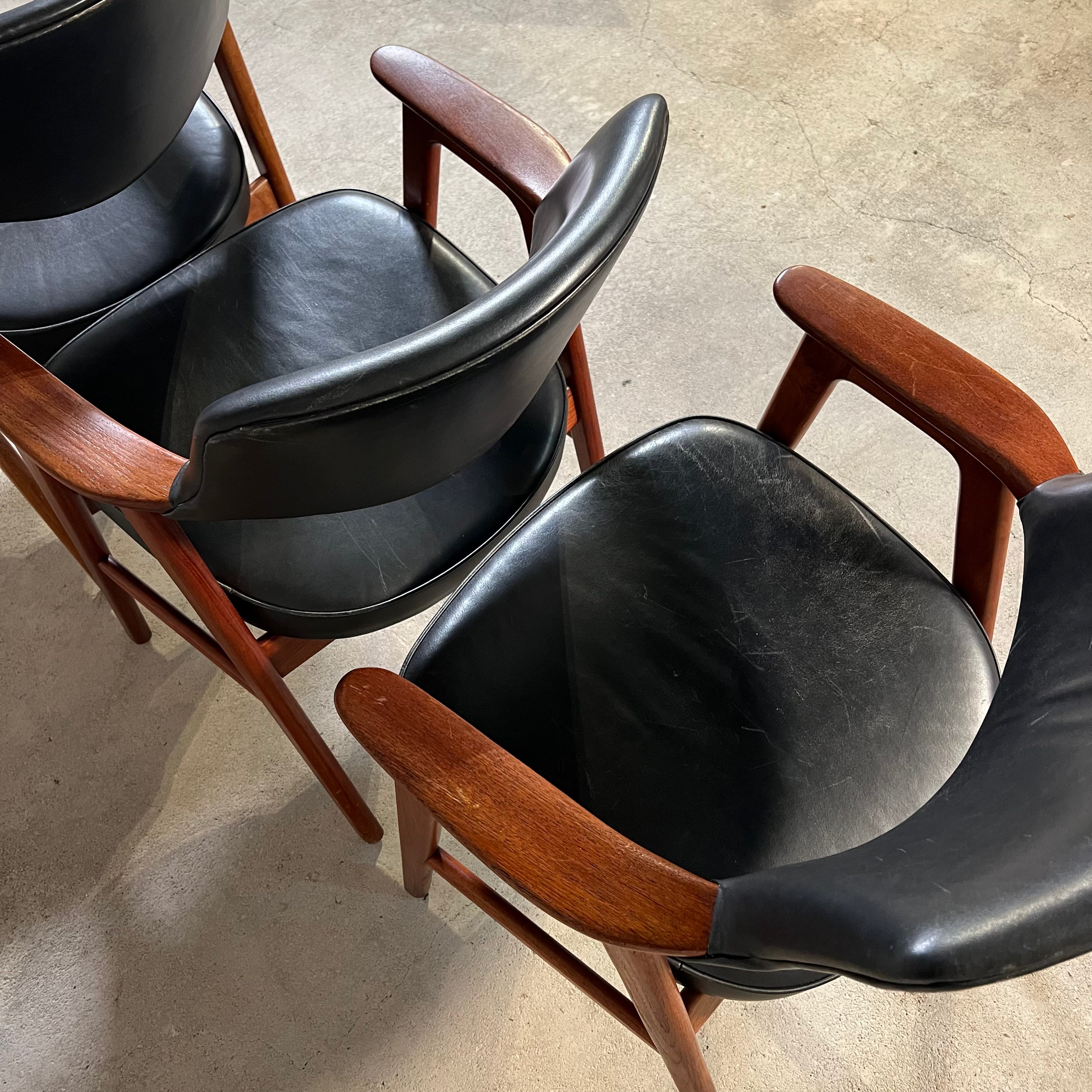 Erik Kirkegaard teak Armchair 42 (set of 6)