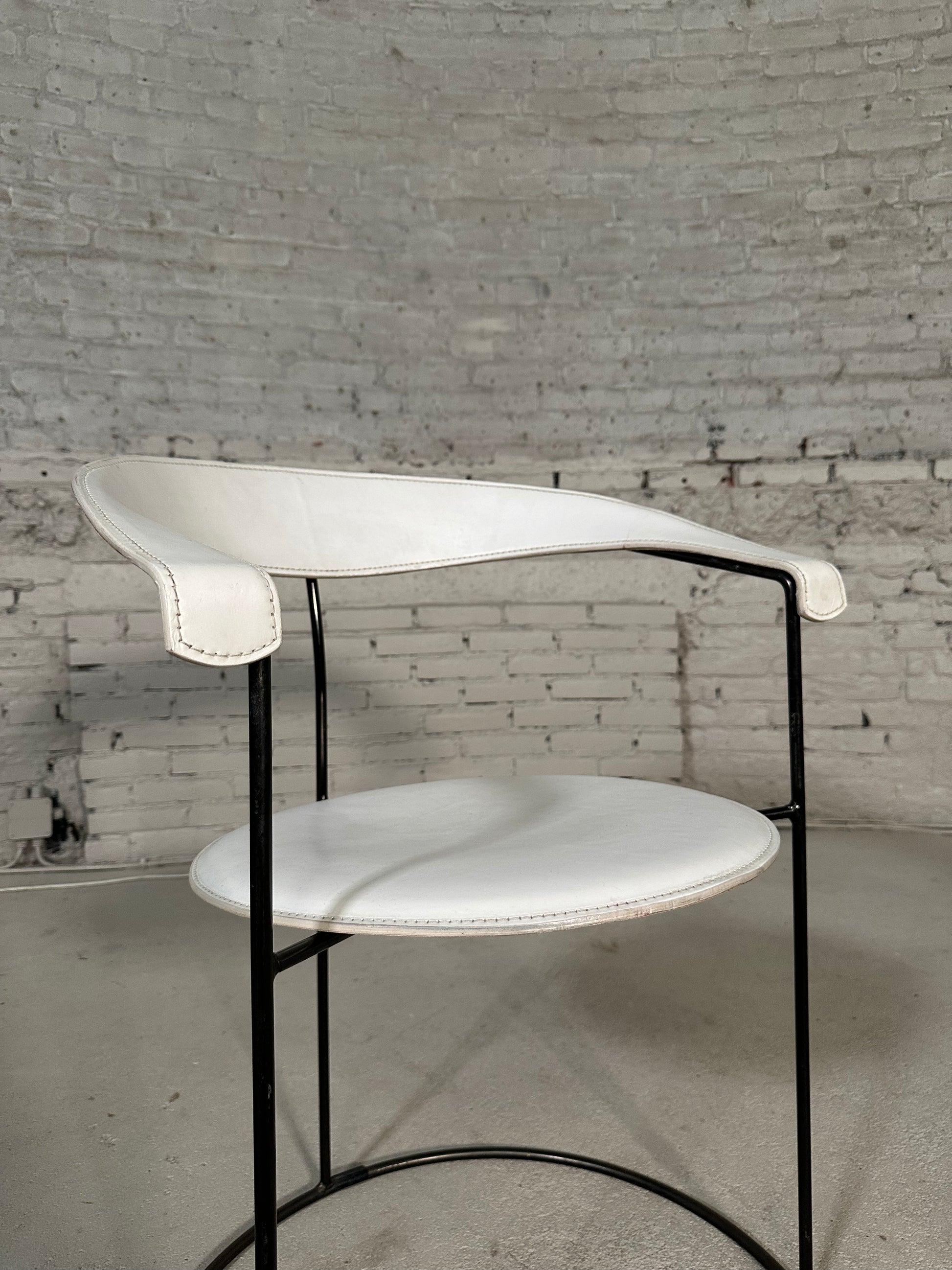 Arrben Ursula White Leather Chairs – UMA Online