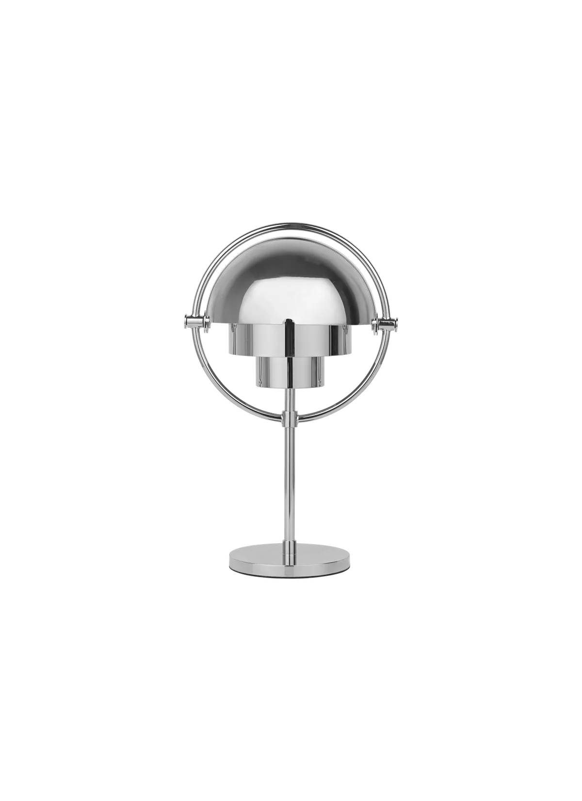 MULTI-LITE PORTABLE LAMP CHROME BOTTOM