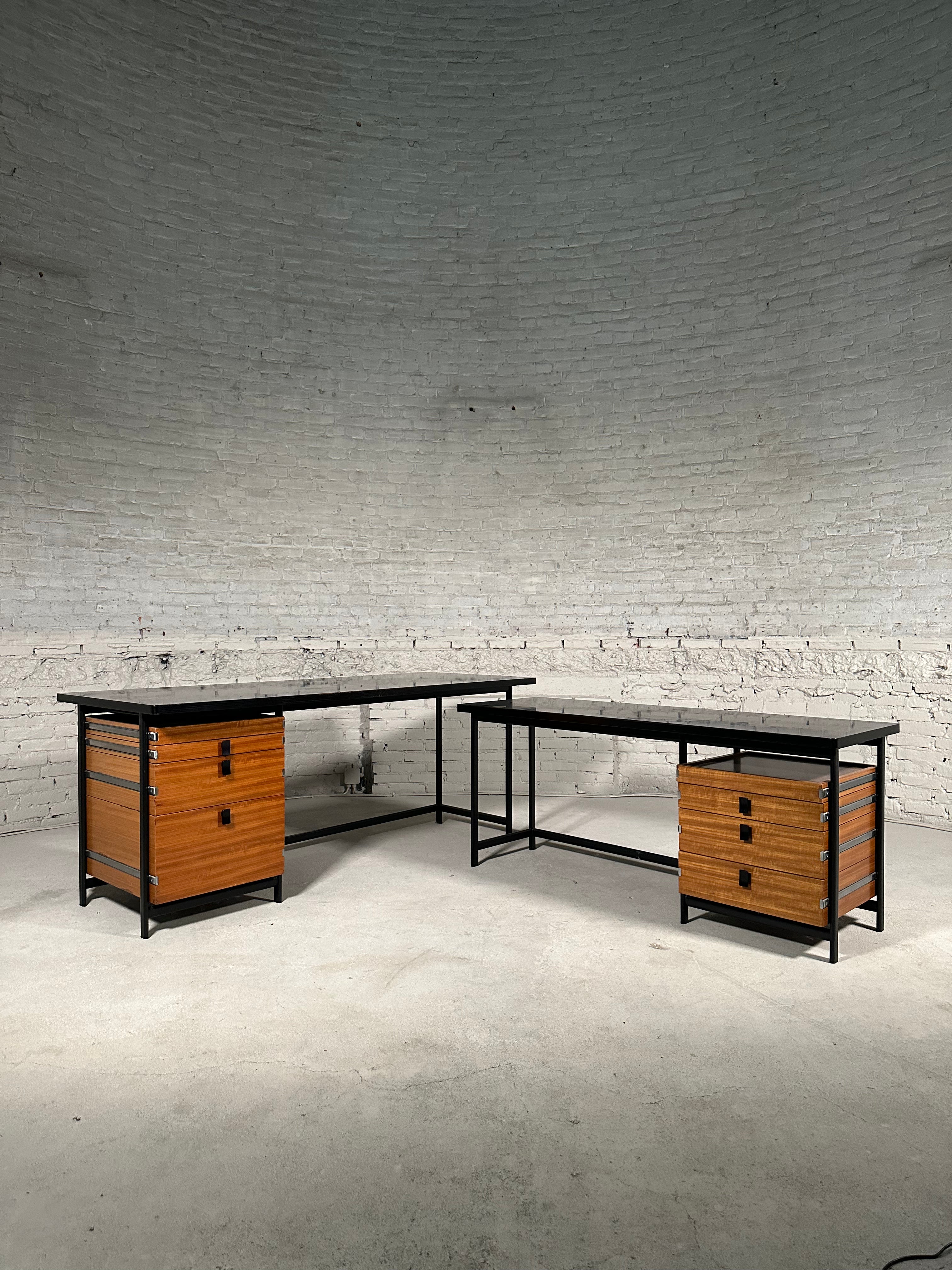 Jules Wabbes Versatile Free-Standing Corner Desk