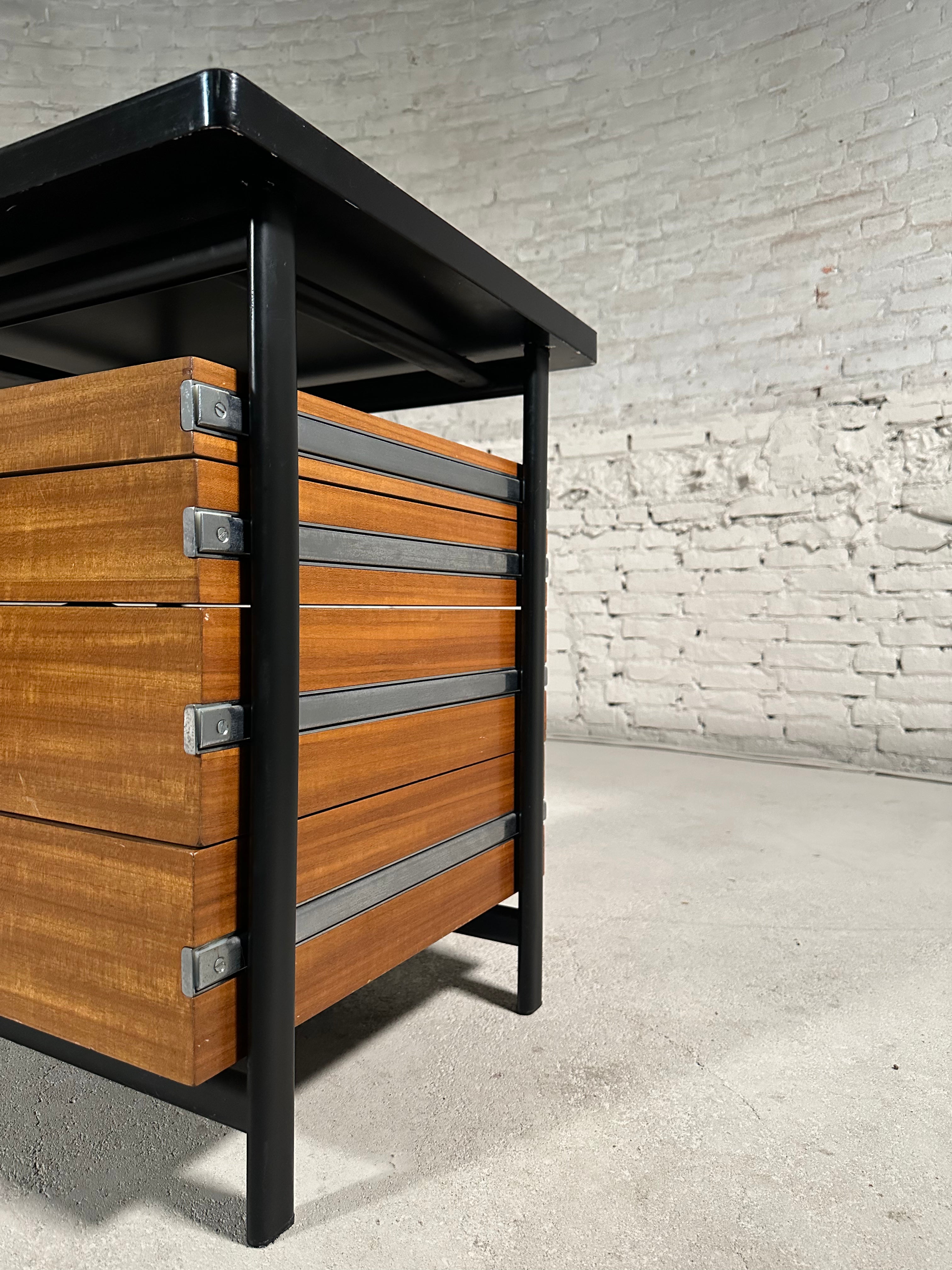 Jules Wabbes Midcentury Corner Desk