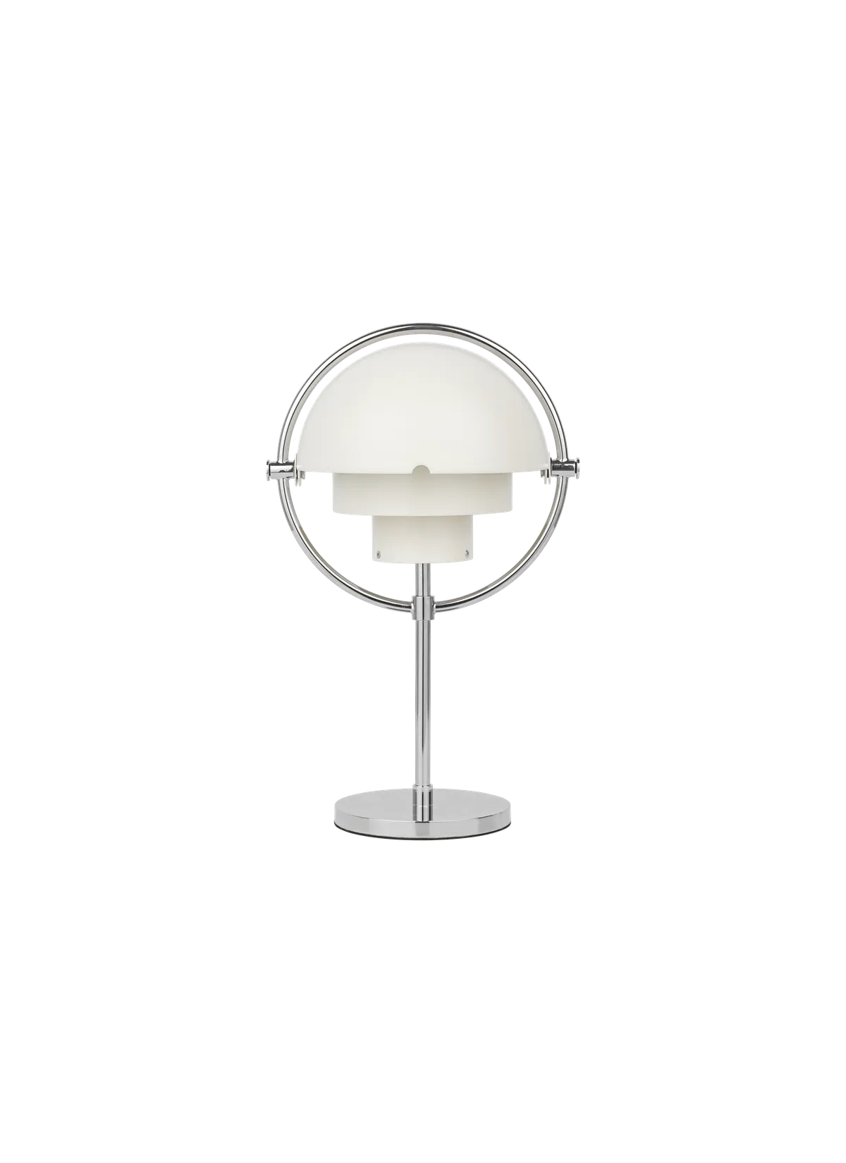 MULTI-LITE PORTABLE LAMP CHROME BOTTOM